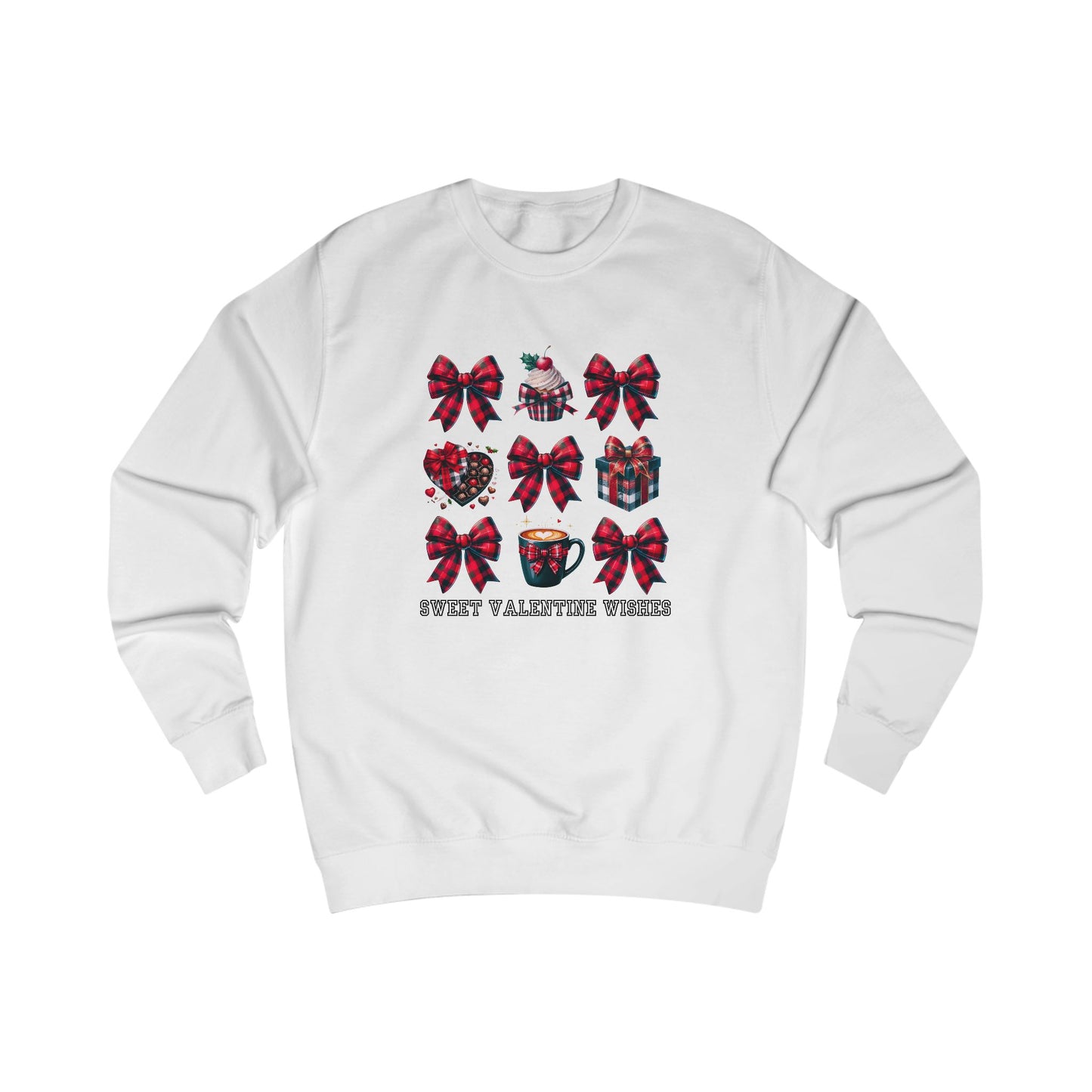 Sweet Valentine Wishes Crewneck Sweatshirt