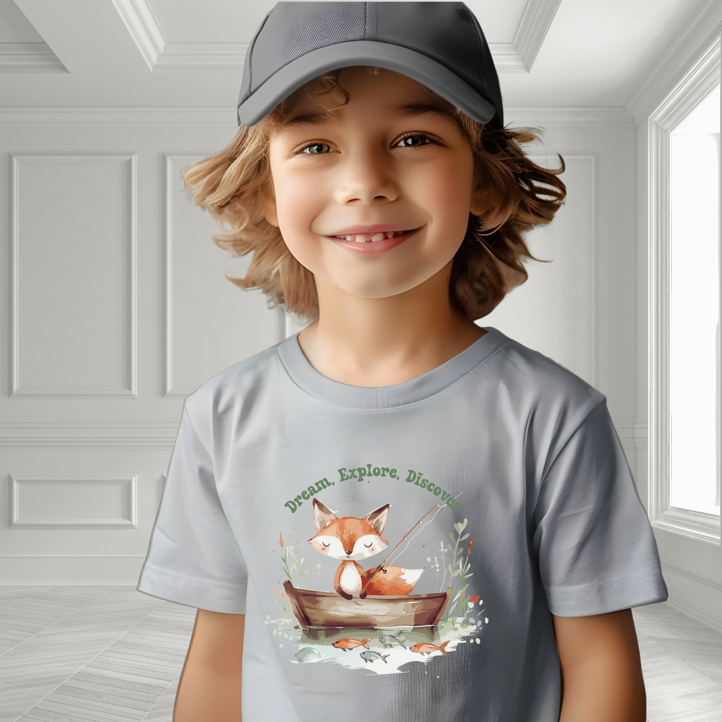 Dream, Explore, Discover Kid's T-Shirt