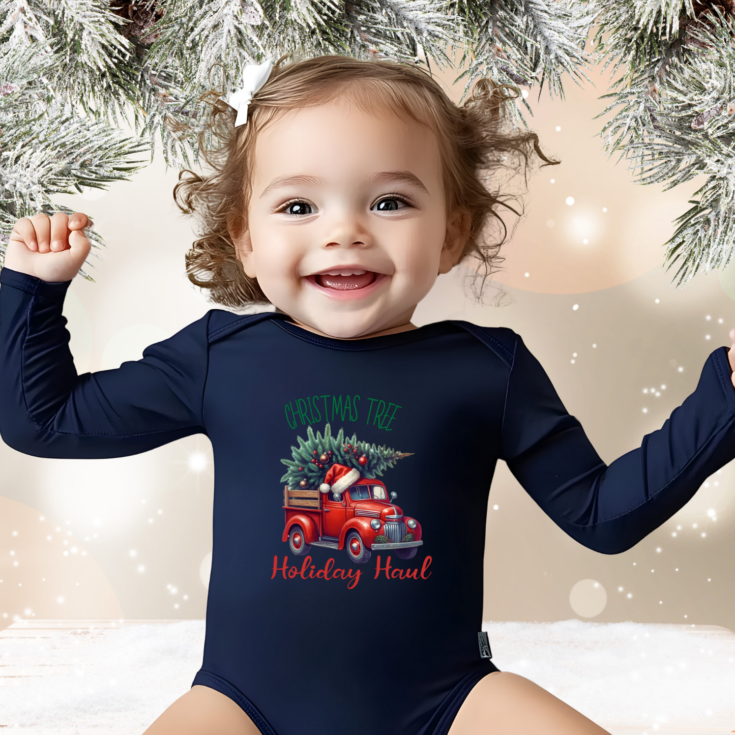 Holiday Haul Infant Long Sleeve Onesie
