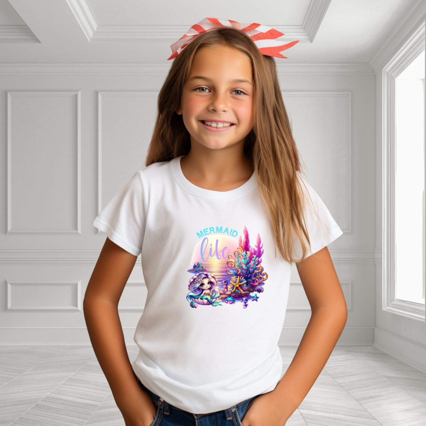 Mermaid Life Kid's T-Shirt