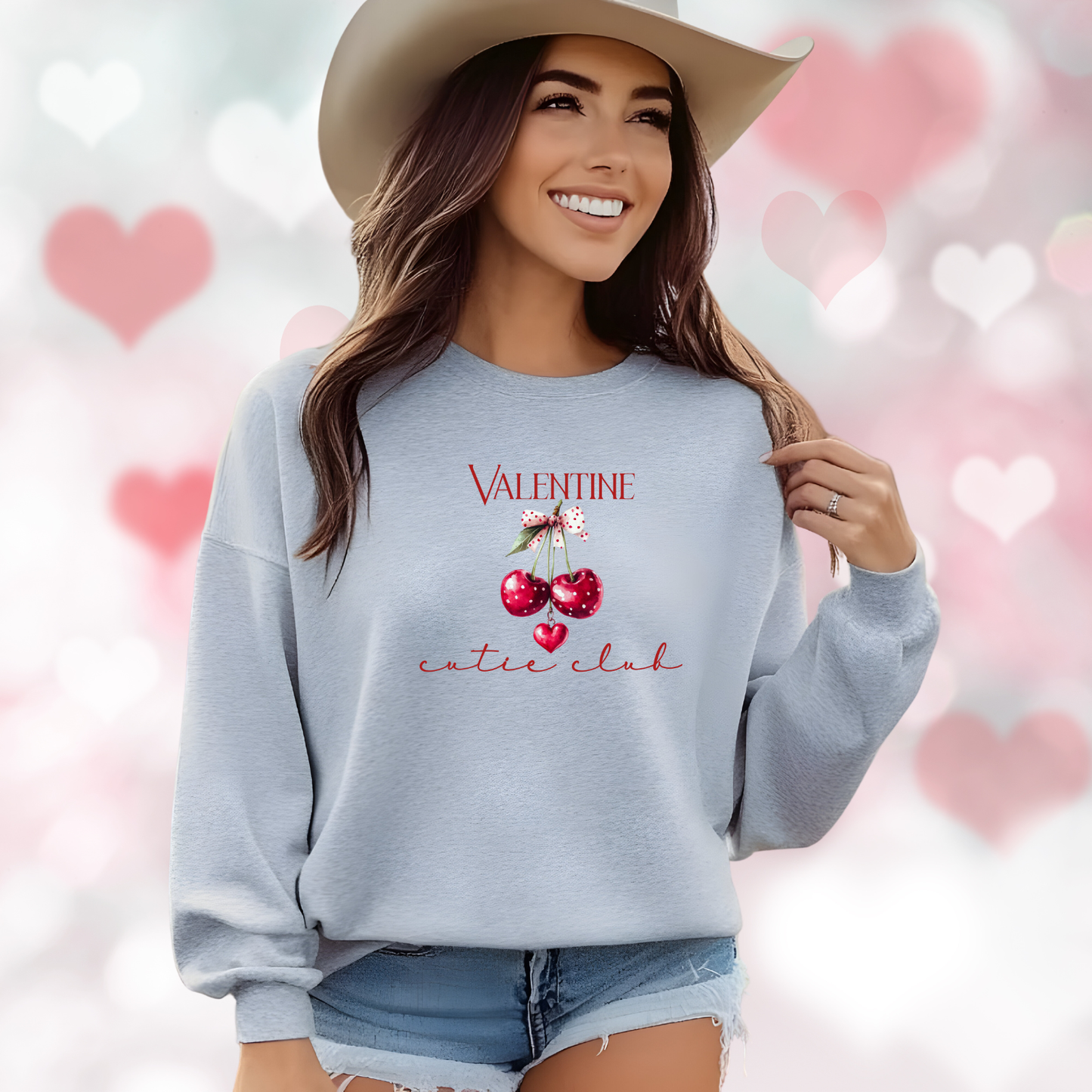 Valentine Cutie Club Crewneck Sweatshirt