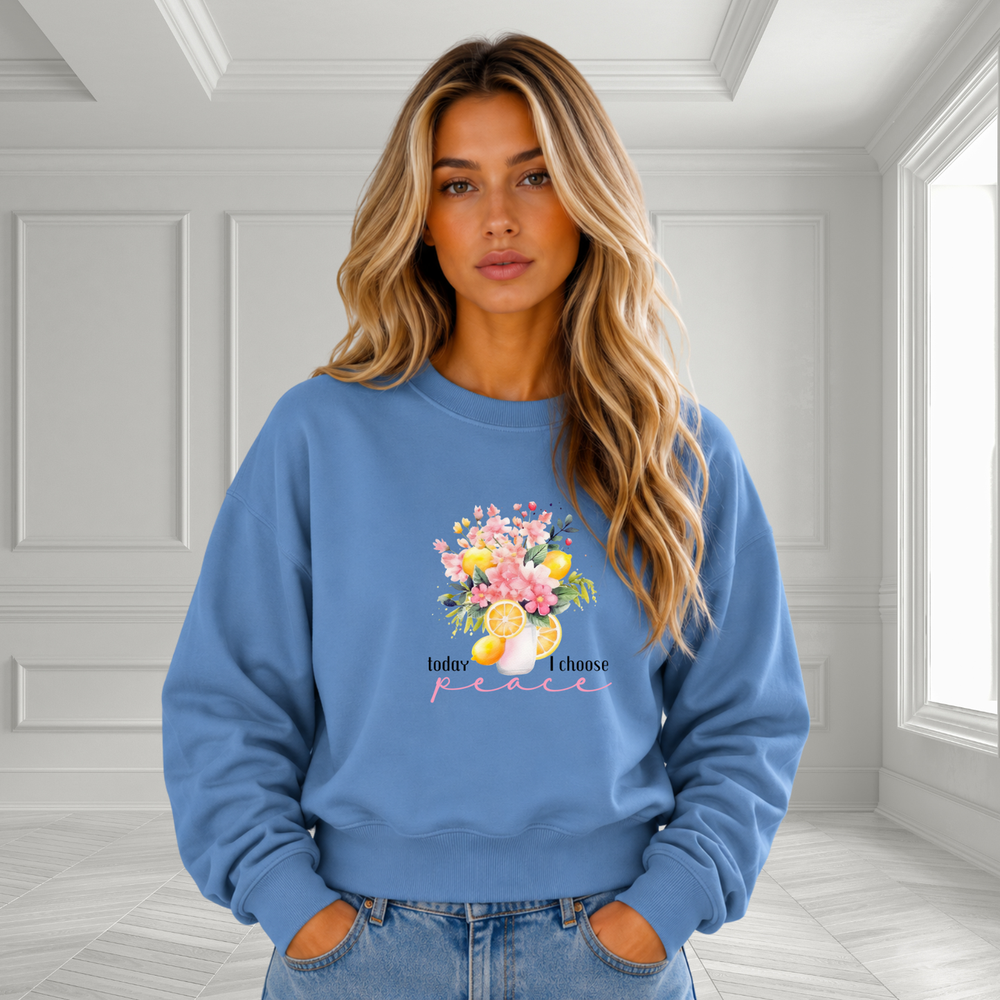 Today I Choose Peace Crewneck Sweatshirt