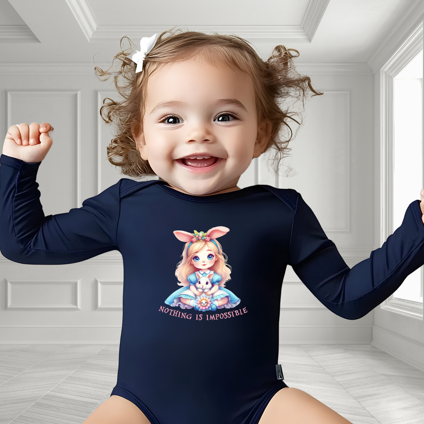 Nothing Is Impossible Infant Long Sleeve Onesie