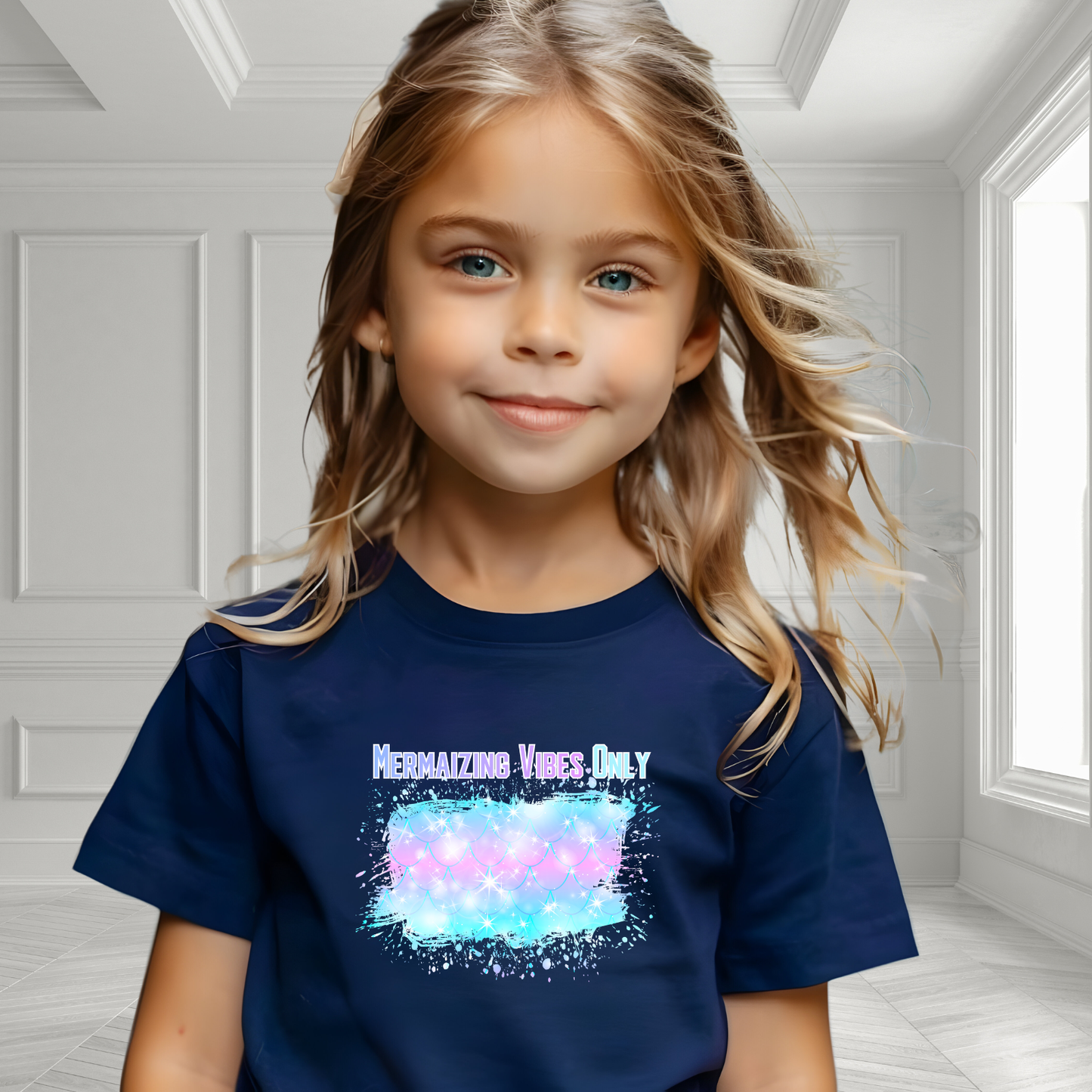 Mermaizing Vibes Only Kid's T-Shirt
