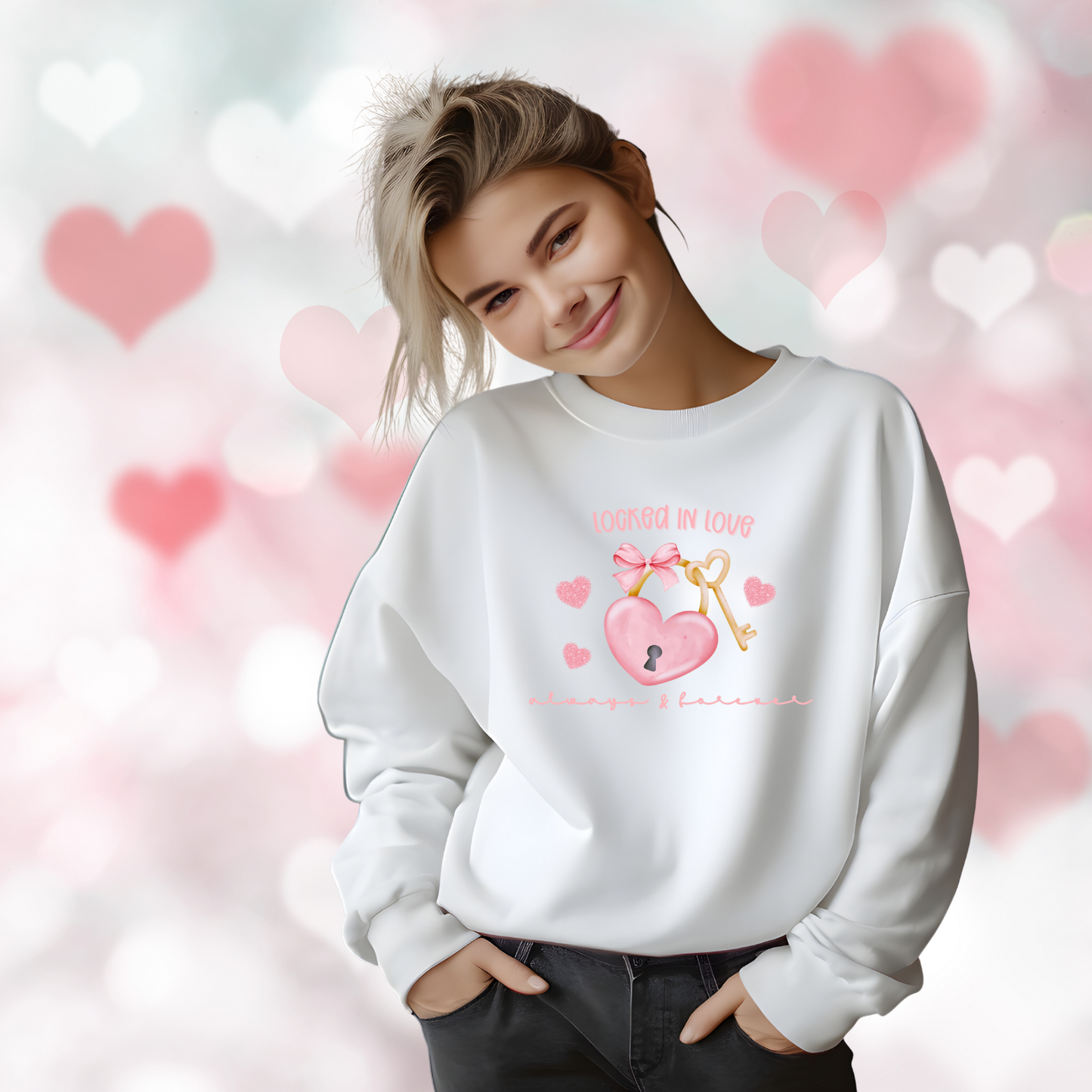 Locked In Love Crewneck Sweatshirt
