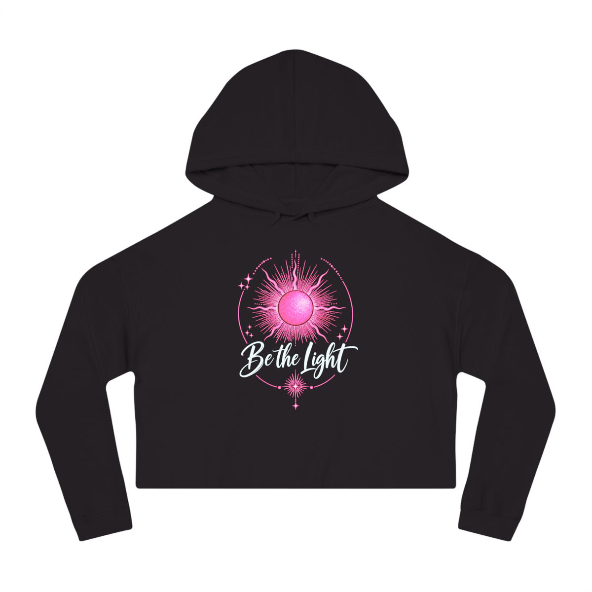 Be The Light Crop Hoodie