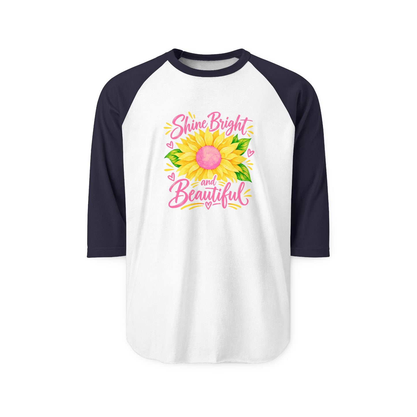 Shine Bright And Beautiful Baseball Tee