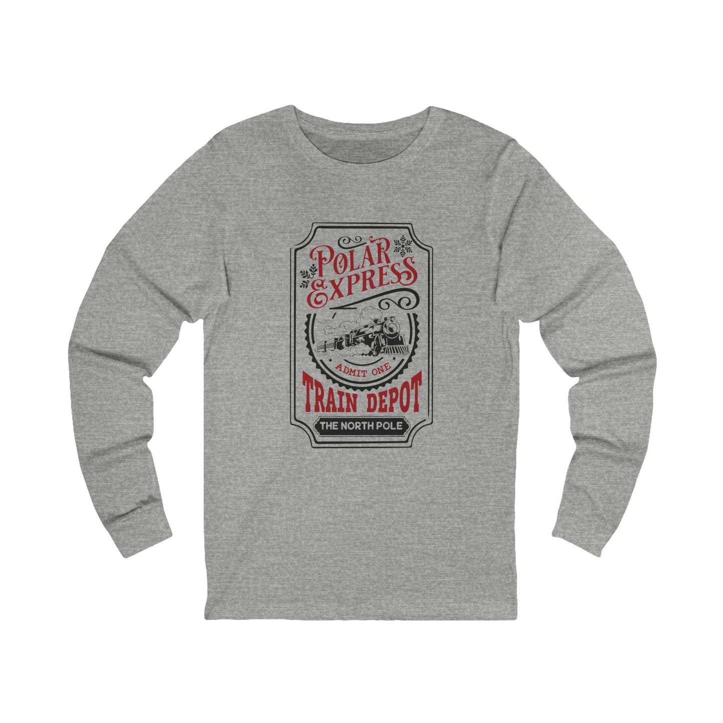 Polar Express Train Depot Long Sleeve Tee