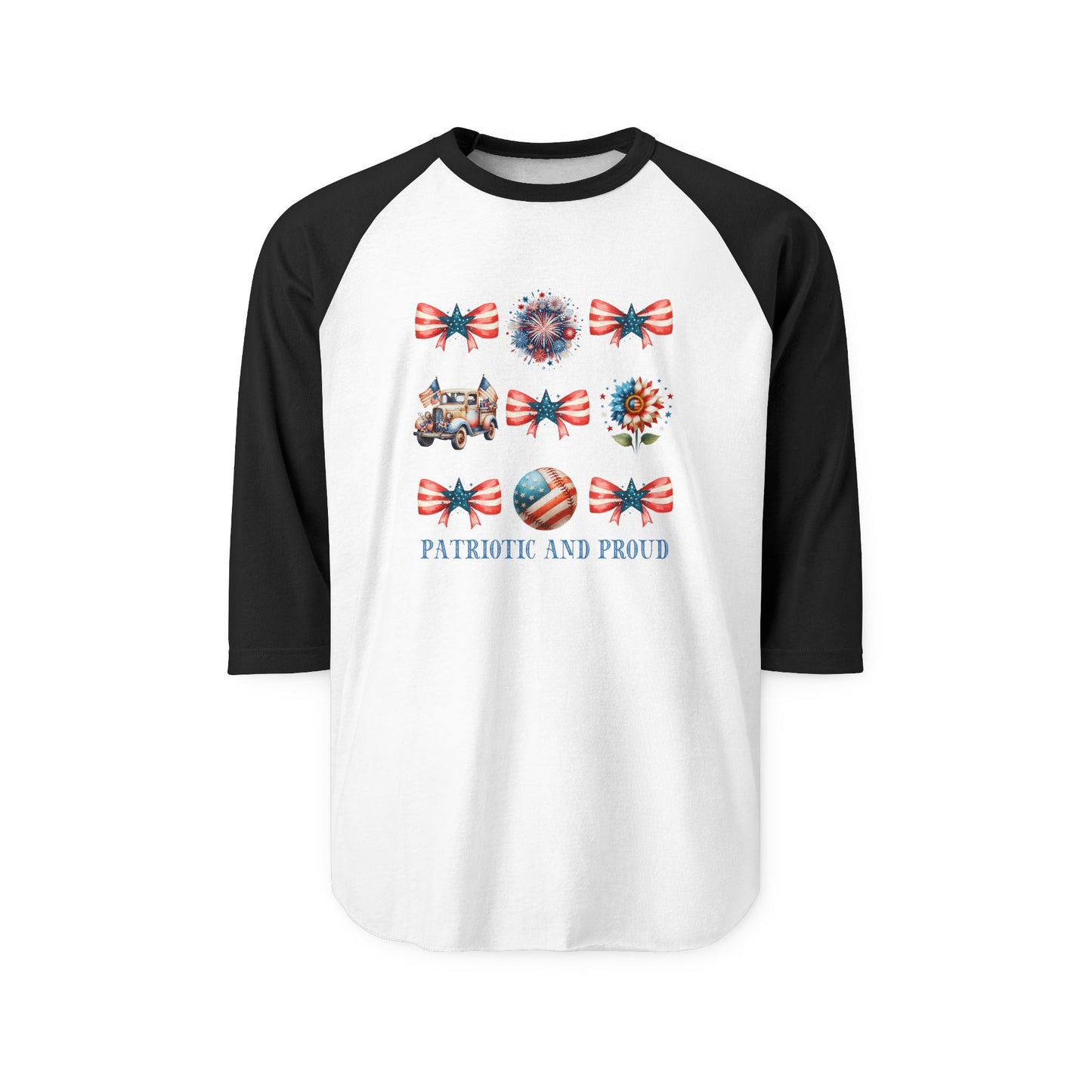 Patriotic And Proud Baseball Tee