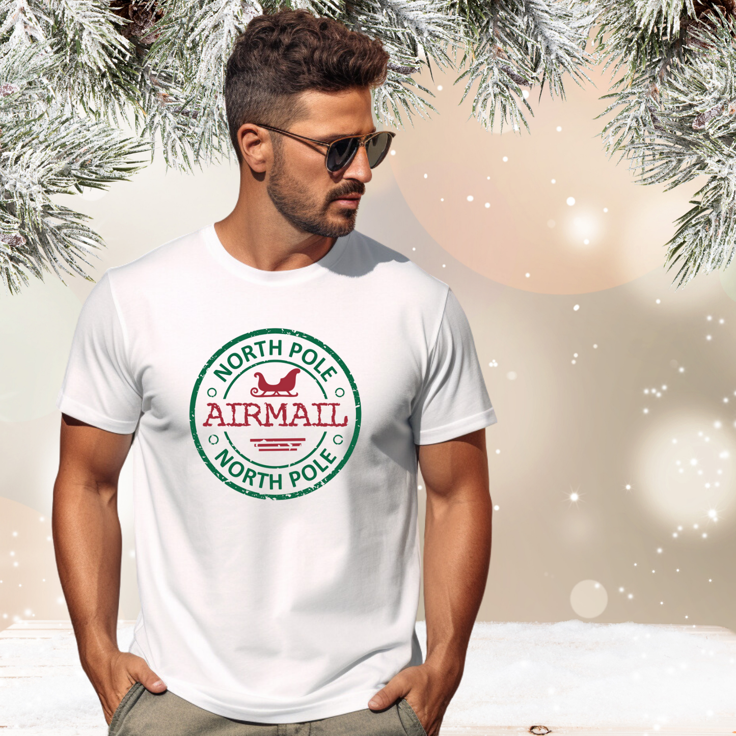 North Pole Airmail T‑Shirt