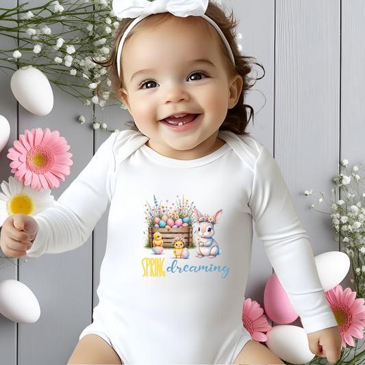 Spring Dreaming Infant Long Sleeve Onesie