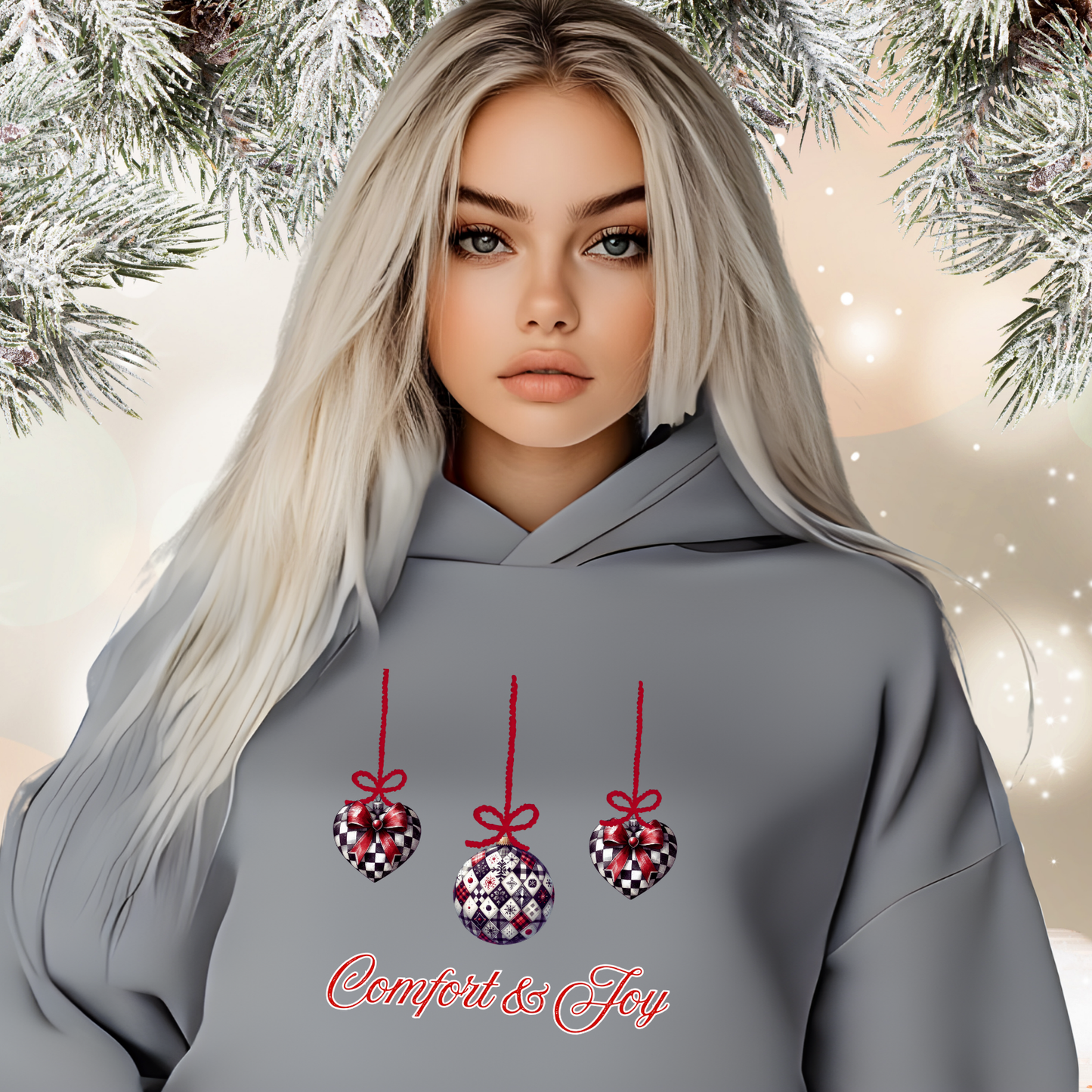 Comfort & Joy Crop Hoodie
