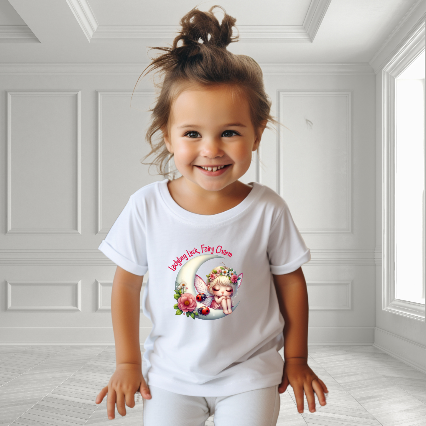 Ladybug Luck, Fairy Charm Toddler T-Shirt