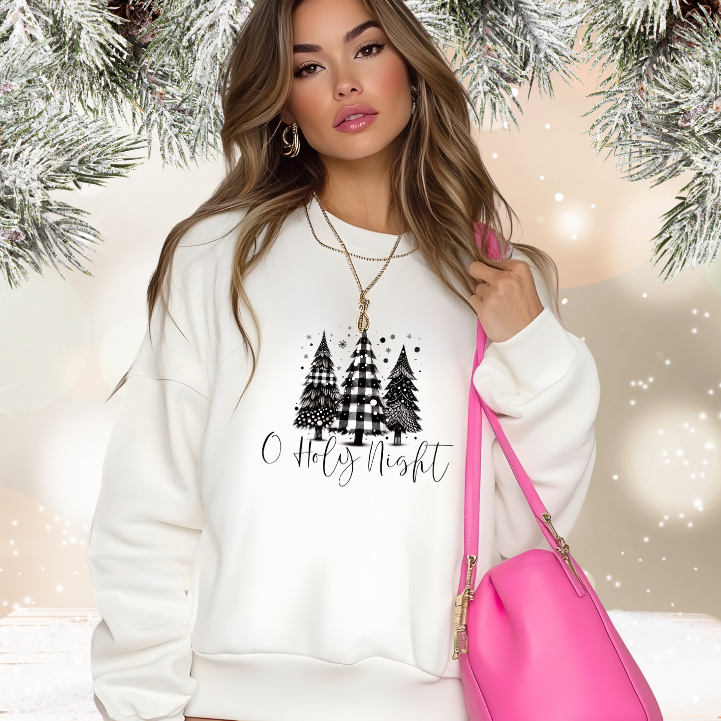 O Holy Night Crewneck Sweatshirt