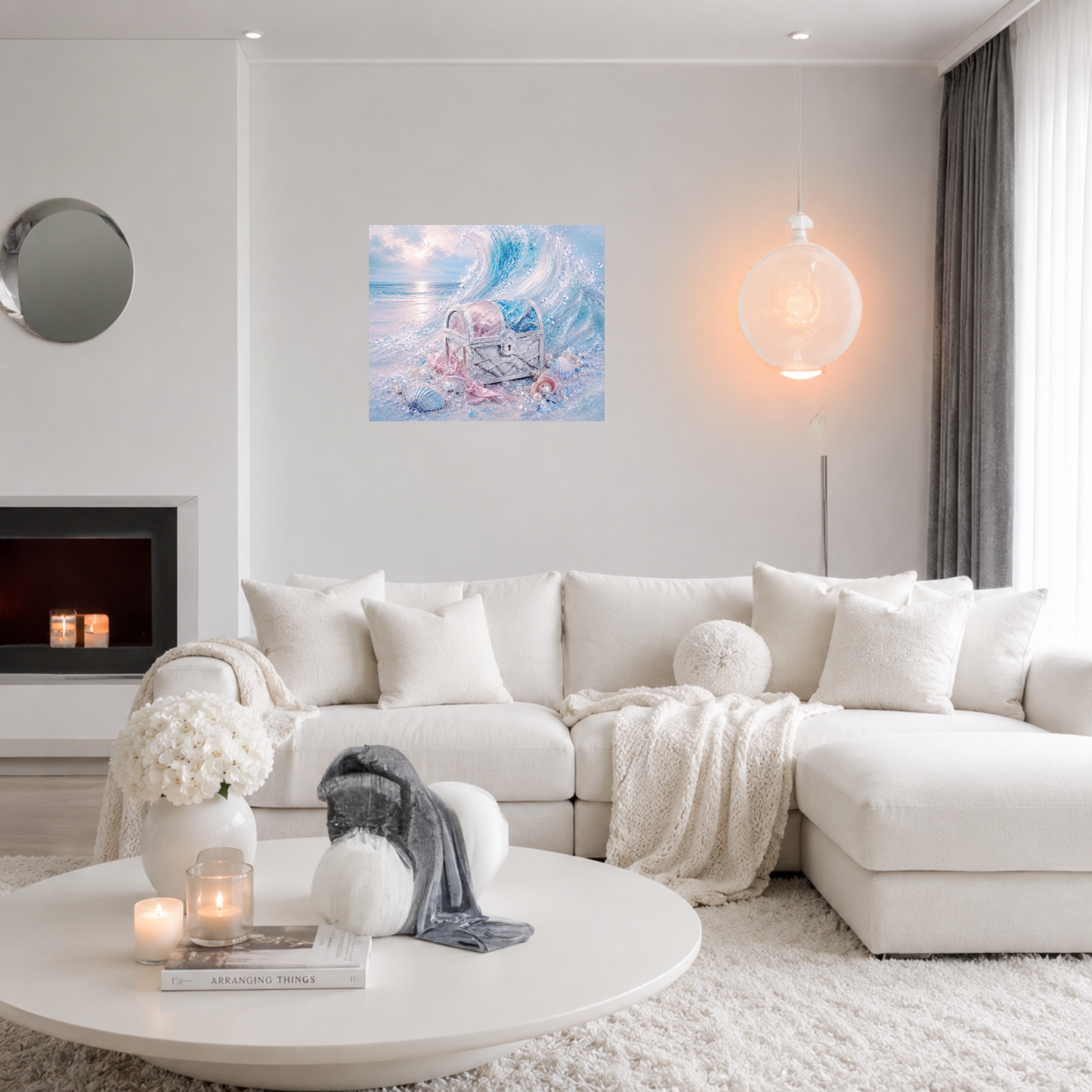 Pearlescent Treasure Canvas Wall Art