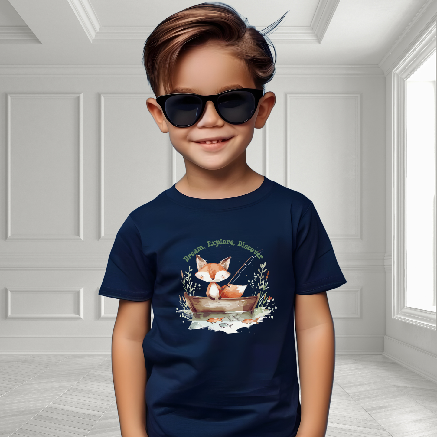 Dream, Explore, Discover Kid's T-Shirt