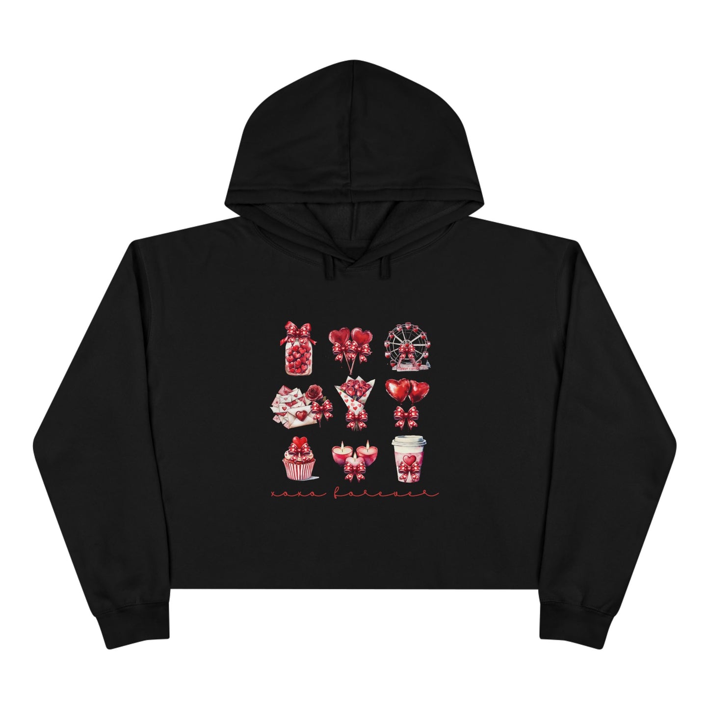 XO Forever Crop Hoodie