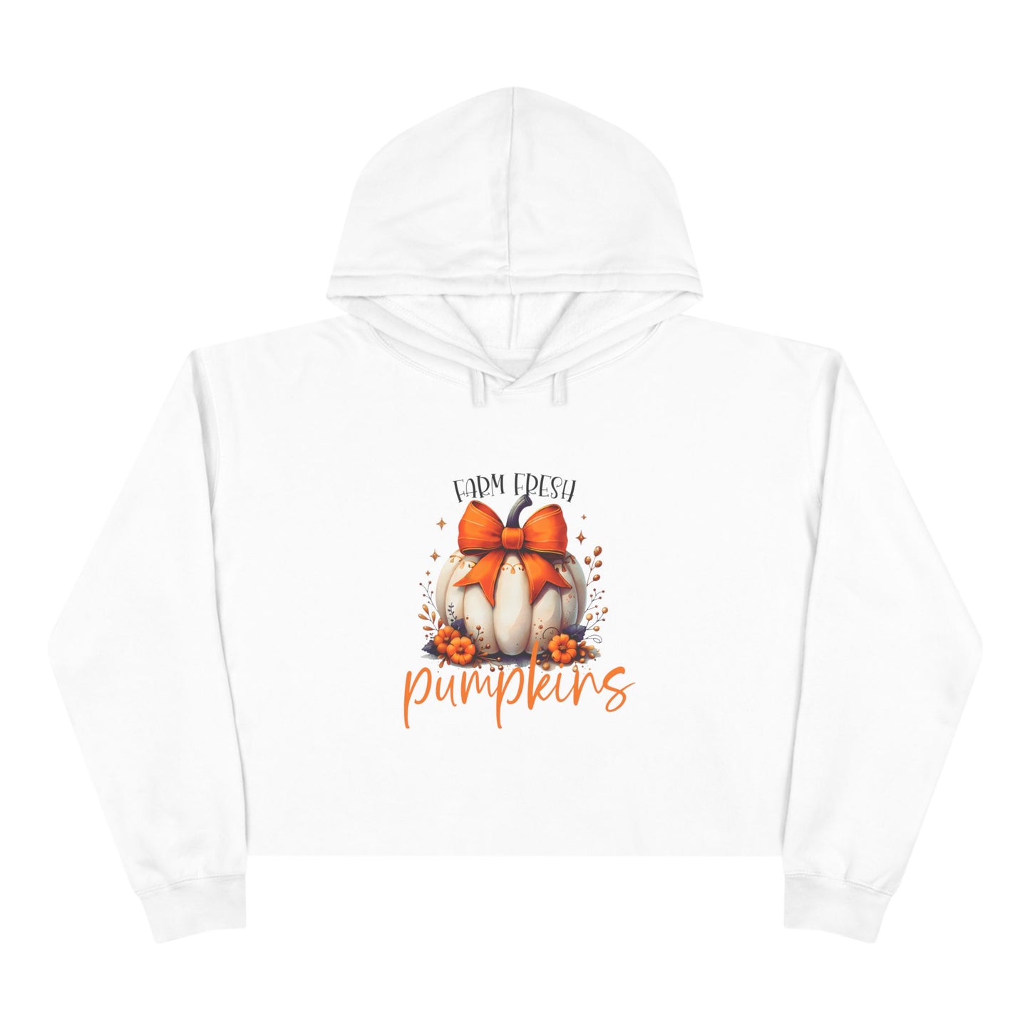 Farm Fresh Pumpkins Crop Hoodie