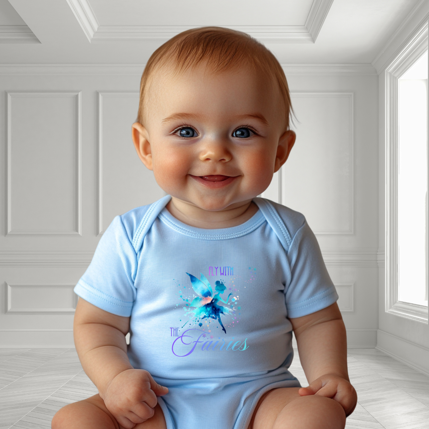 Fly With The Fairies Infant Short Sleeve Onesie