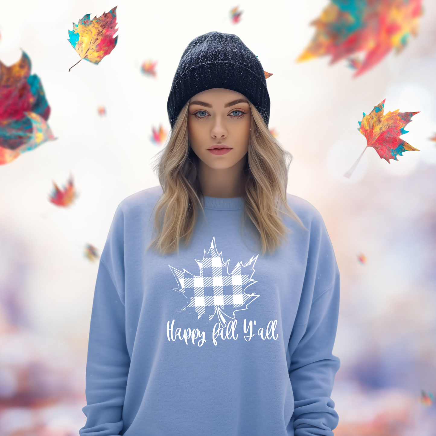 Happy Fall Y’all Crewneck Sweatshirt
