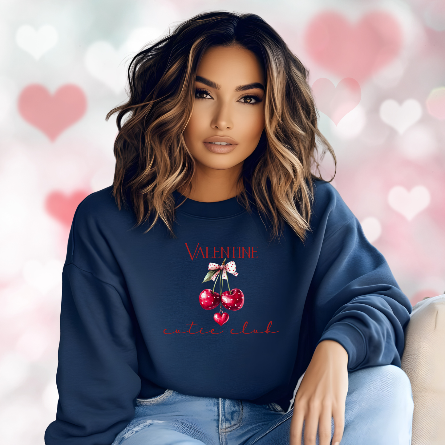 Valentine Cutie Club Crewneck Sweatshirt