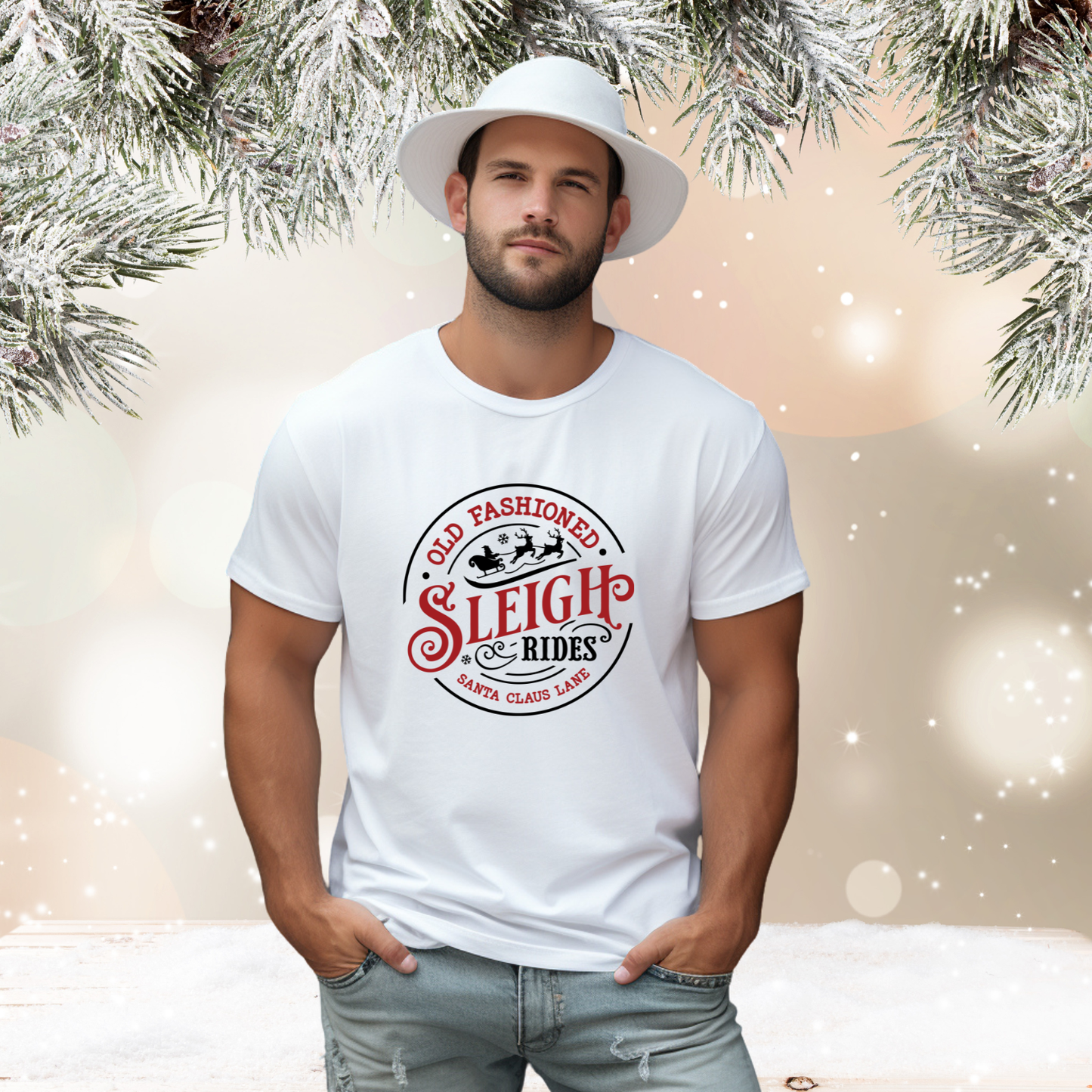 Old Fashioned Sleigh Rides T‑Shirt