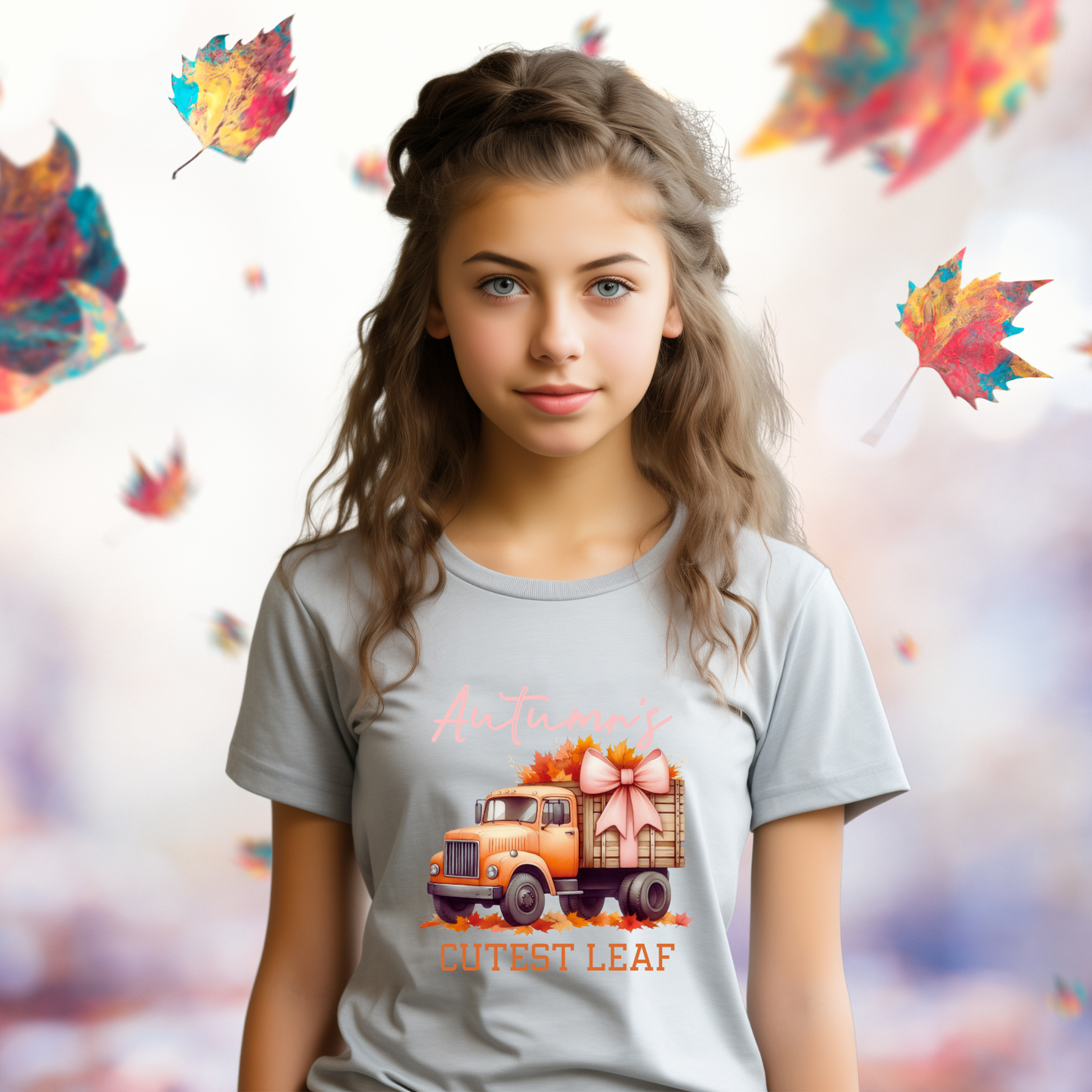 Autumn’s Cutest Leaf Kid’s T-Shirt