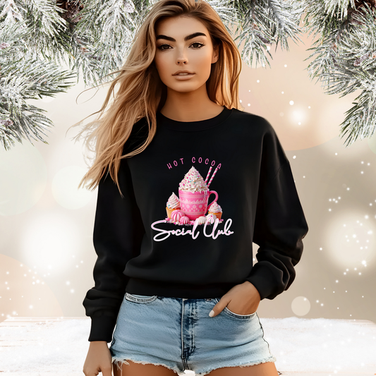Hot Cocoa Social Club Crewneck Sweatshirt