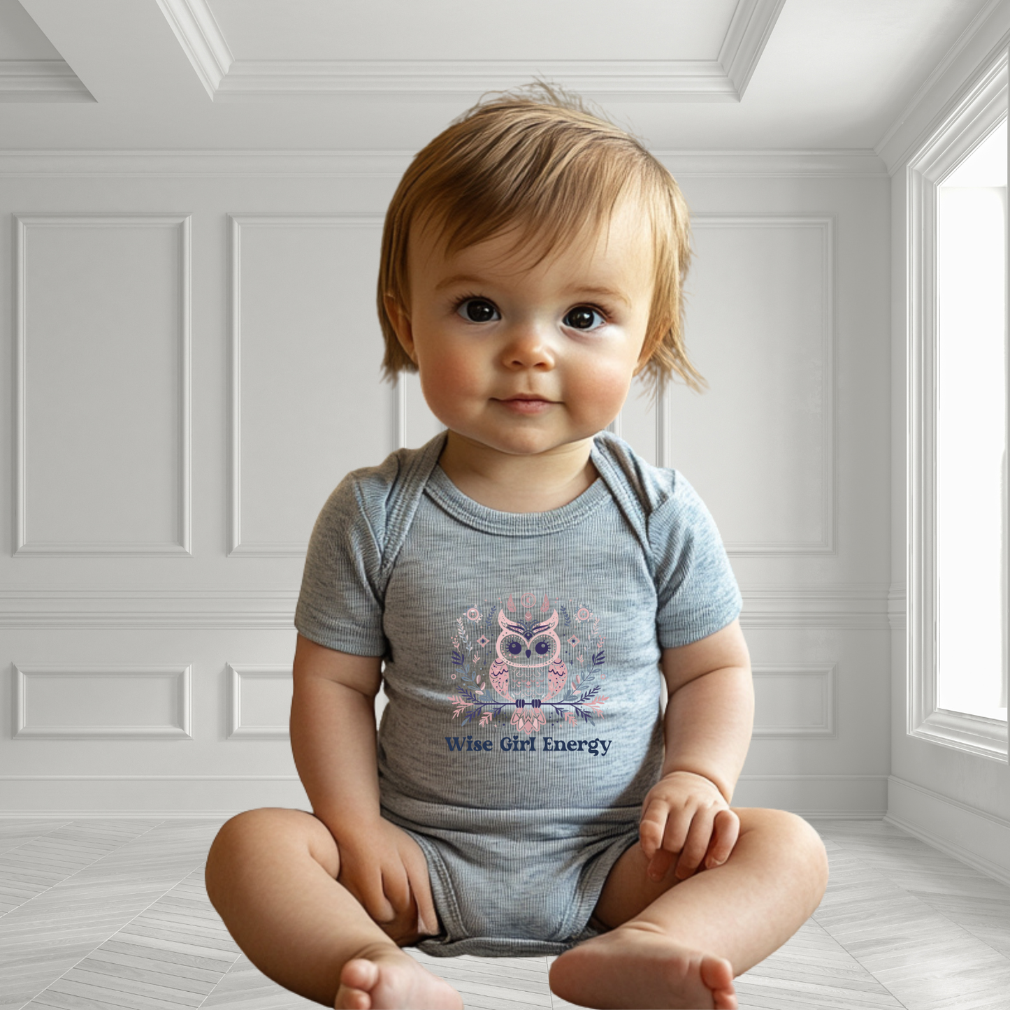 Wise Girl Energy Infant Short Sleeve Onesie