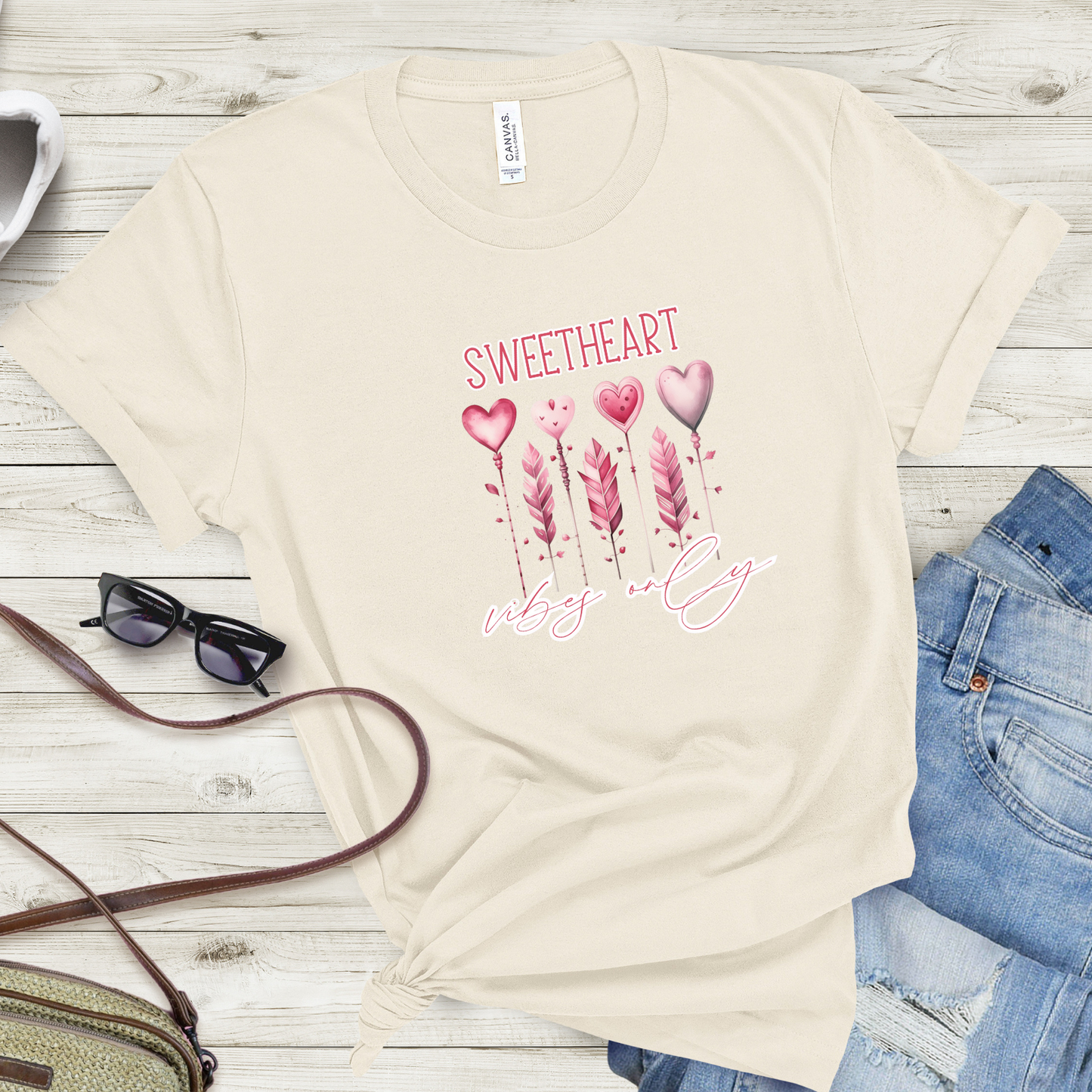 Sweetheart Vibes Only T-Shirt
