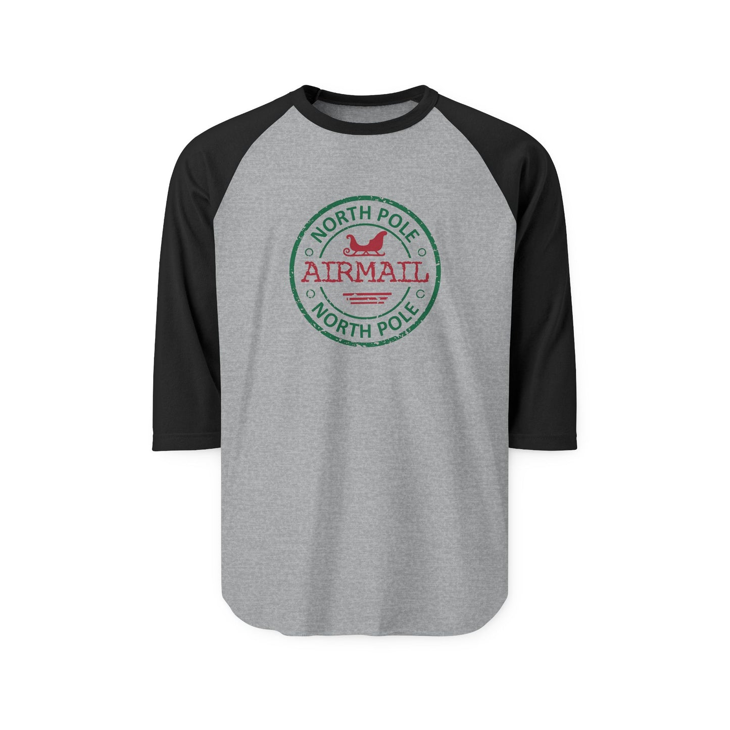 North Pole Airmail Baseball Tee