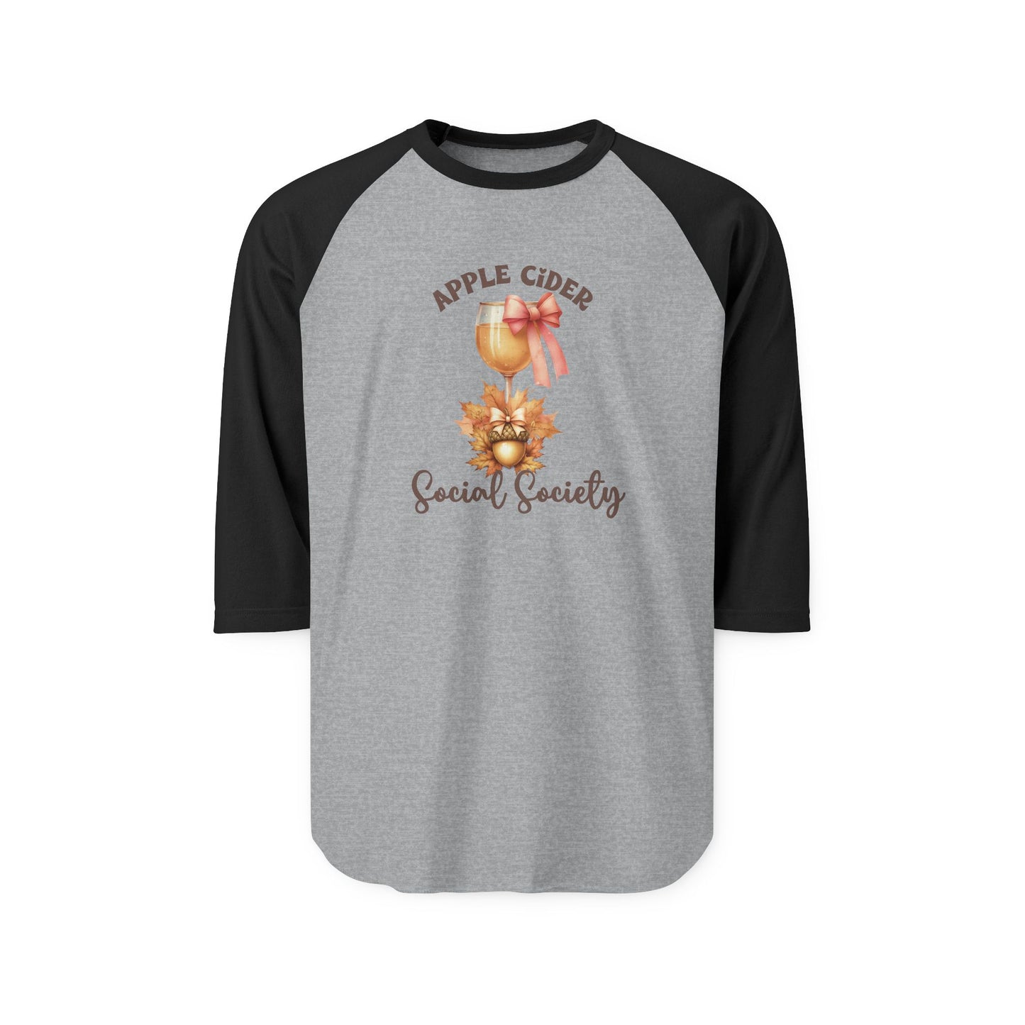 Apple Cider Social Society Baseball Tee