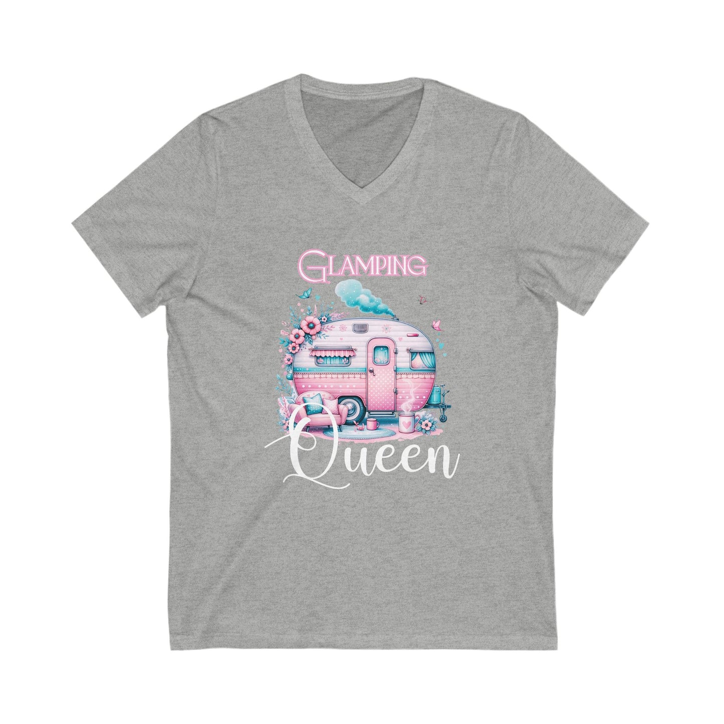 Glamping Queen V-Neck Tee