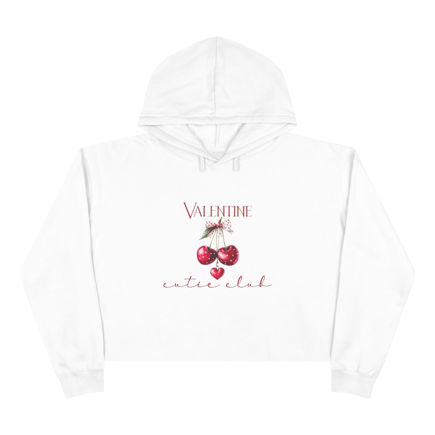 Valentine Cutie Club Crop Hoodie