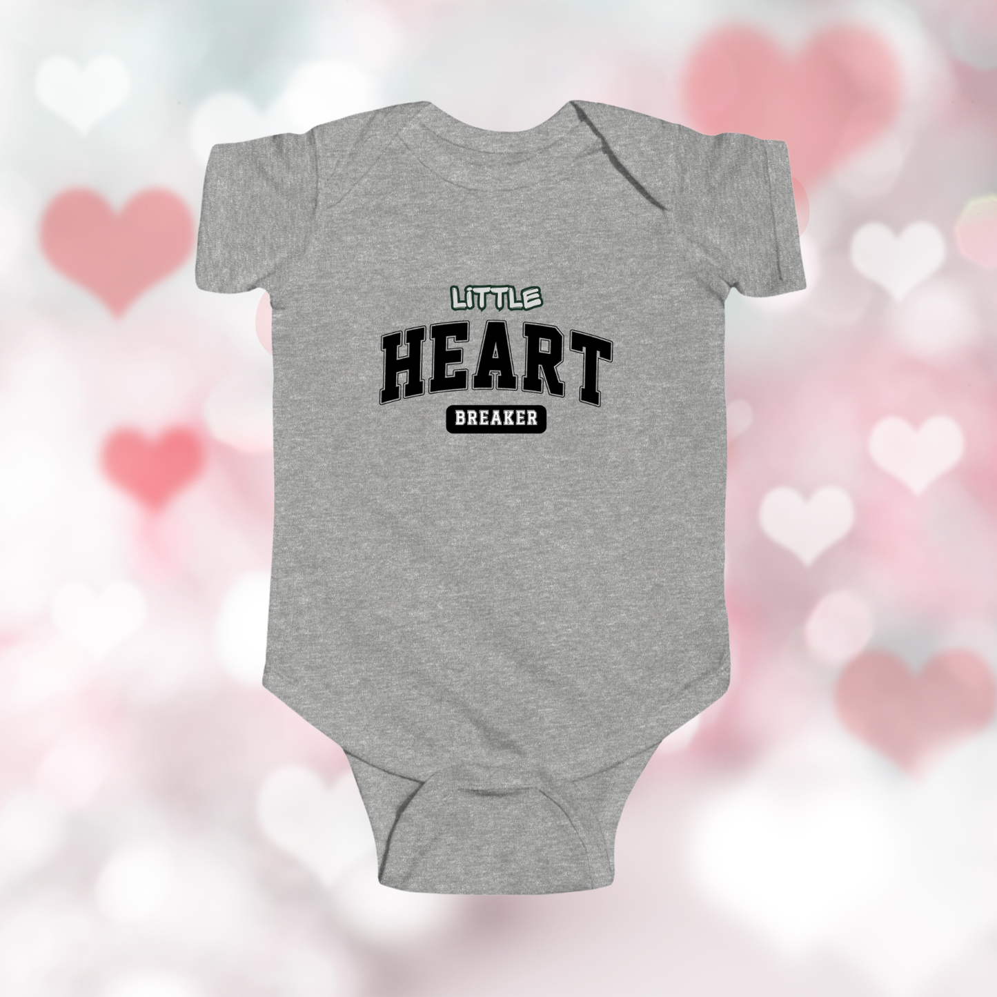 Little Heart Breaker Infant Short Sleeve Onesie