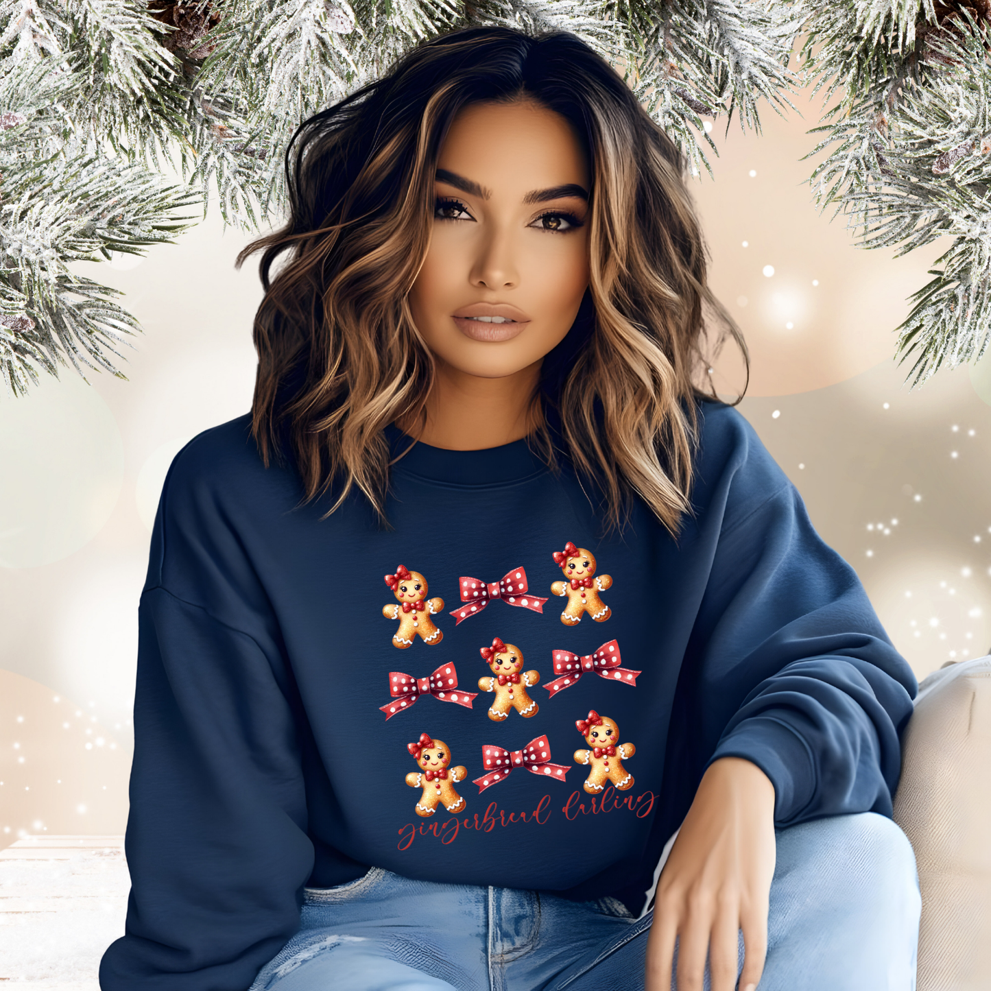 Gingerbread Darling Crewneck Sweatshirt