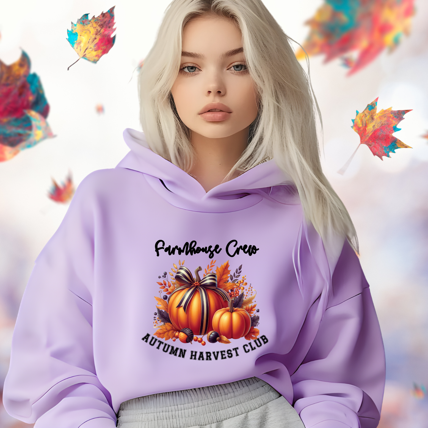 Farmhouse Crew Crop Hoodie