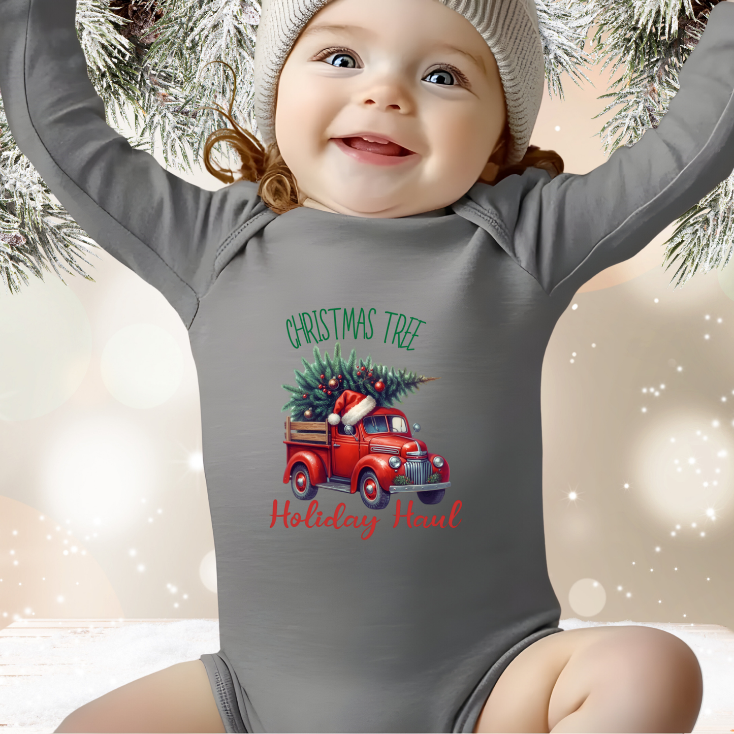 Holiday Haul Infant Long Sleeve Onesie