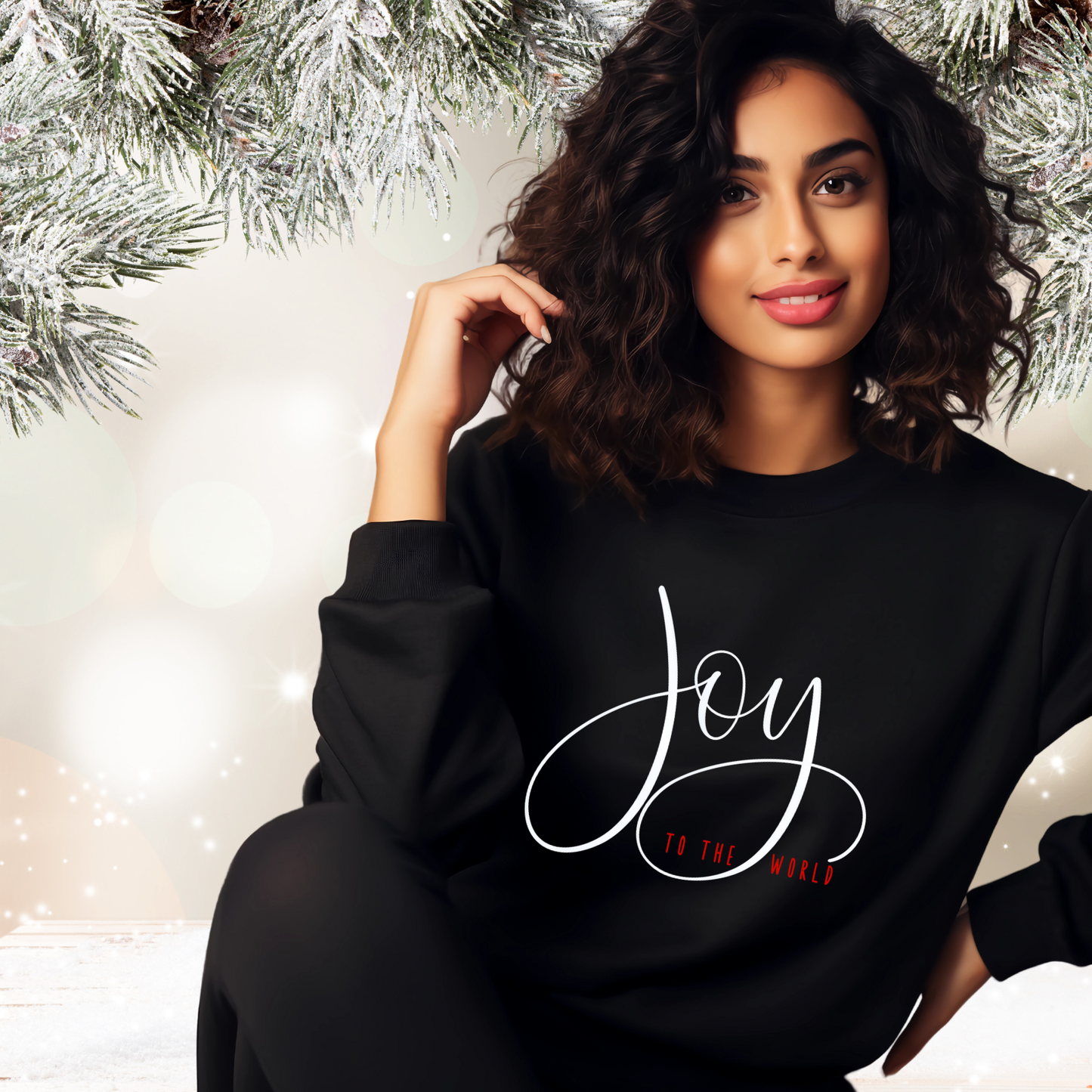 Joy To The World Crewneck Sweatshirt