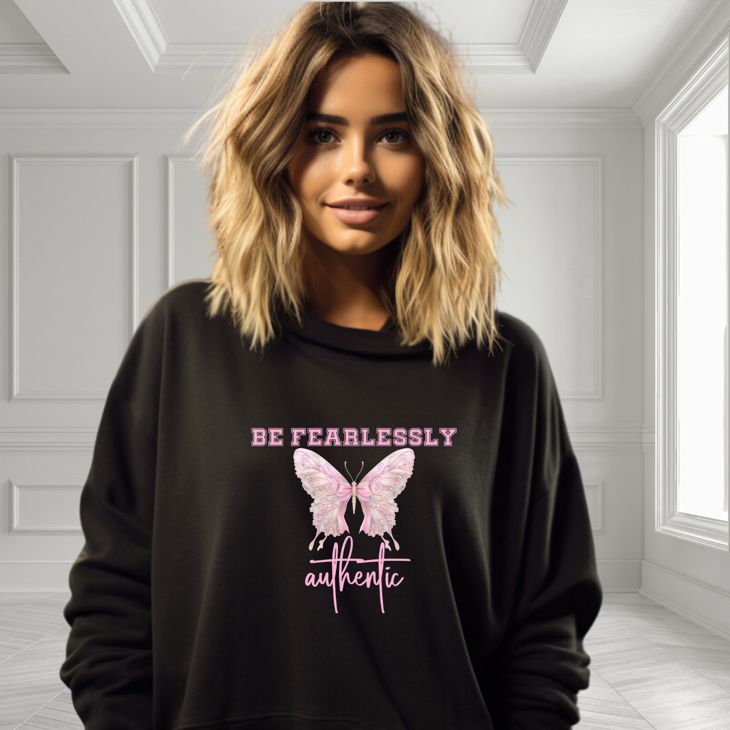 Be Fearlessly Authentic Crewneck Sweatshirt