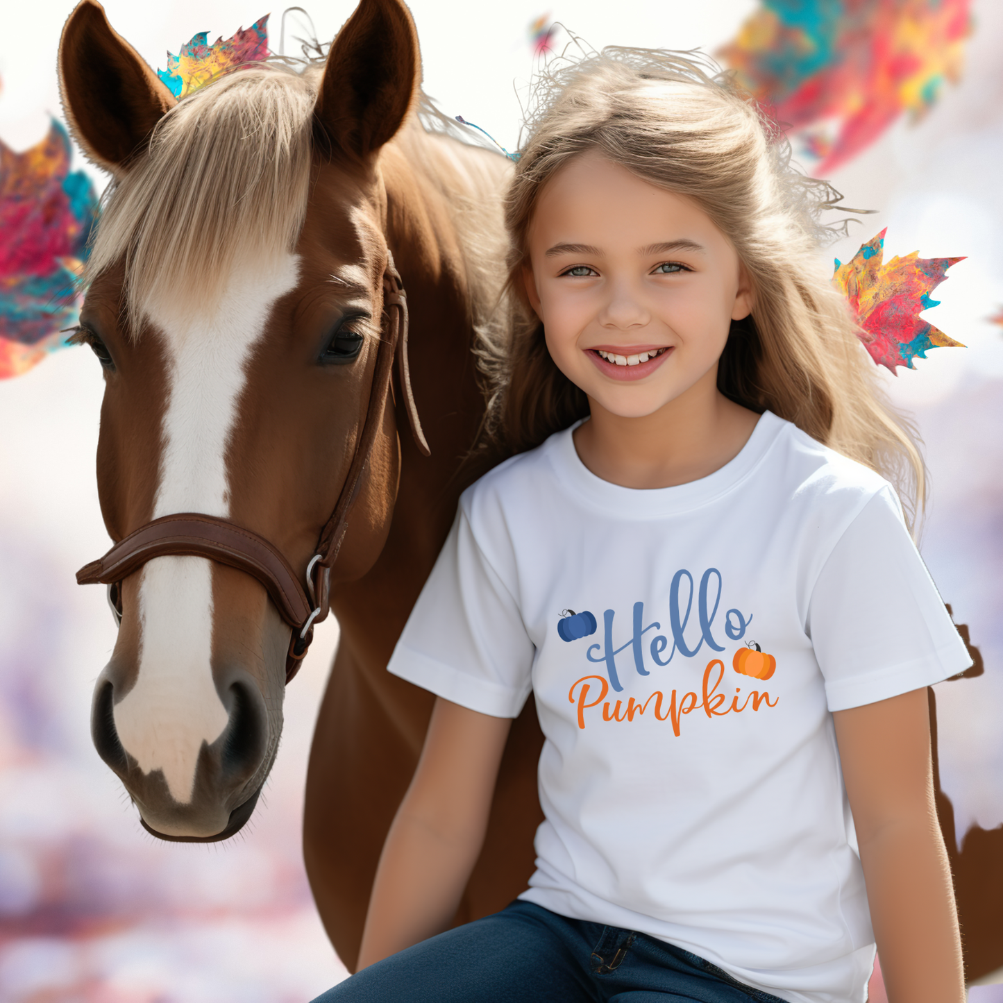 Hello Pumpkin Kid’s T-Shirt