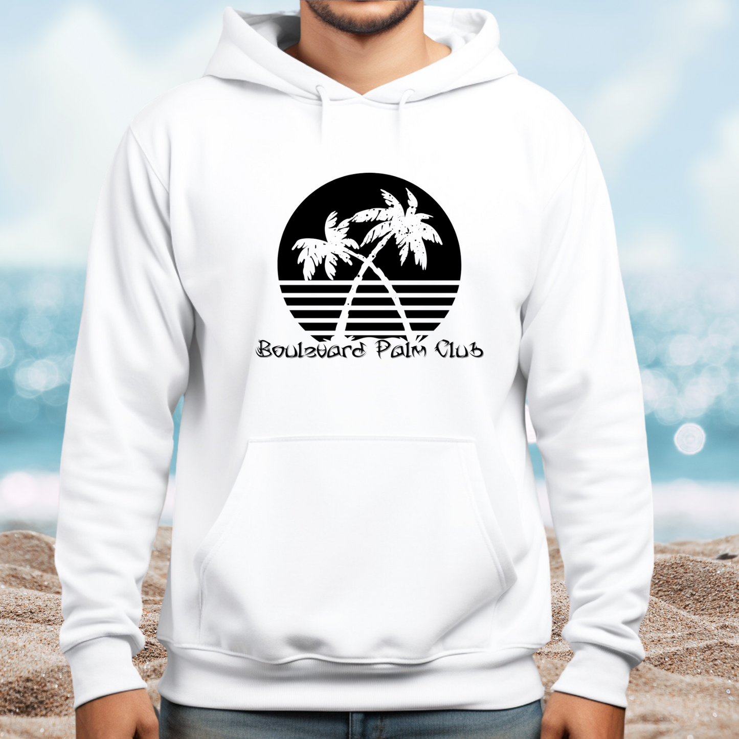 Boulevard Palm Club Pullover Hoodie