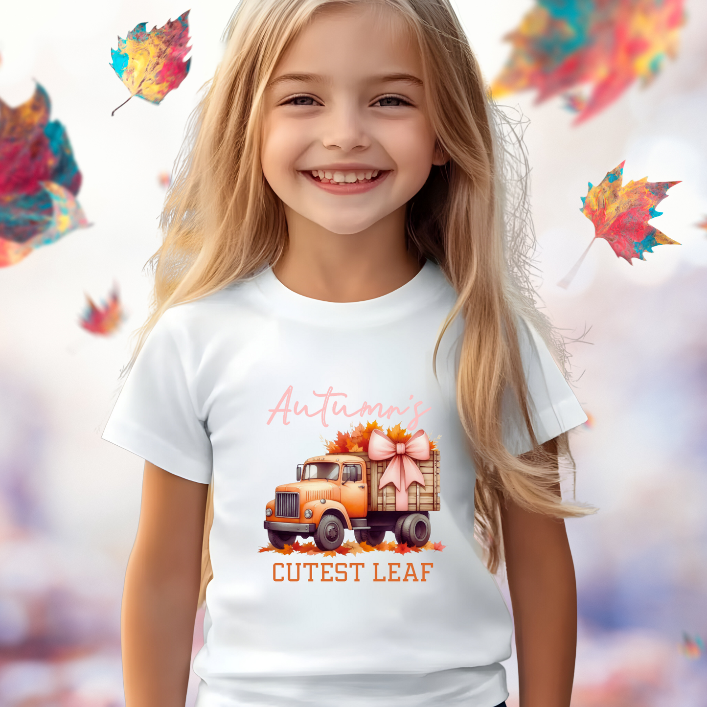 Autumn’s Cutest Leaf Kid’s T-Shirt