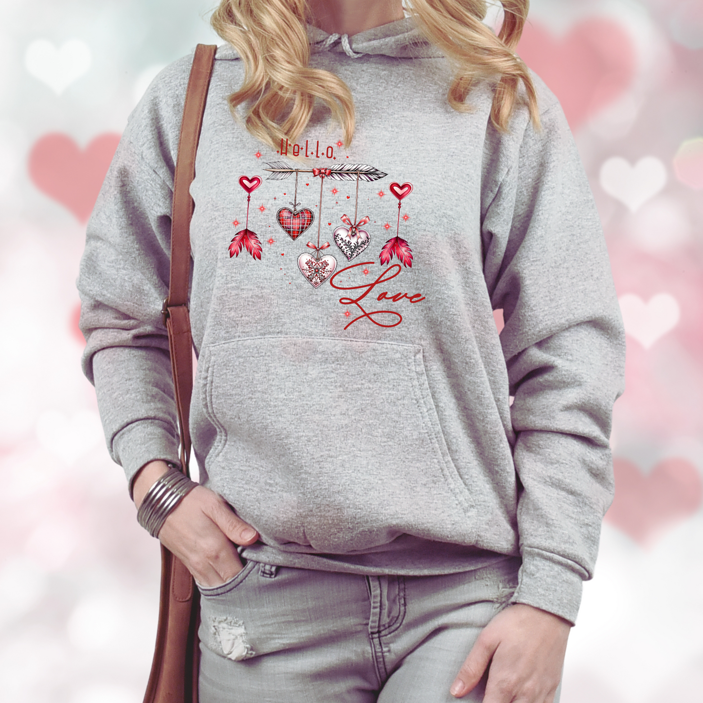 Hello Love Pullover Hoodie