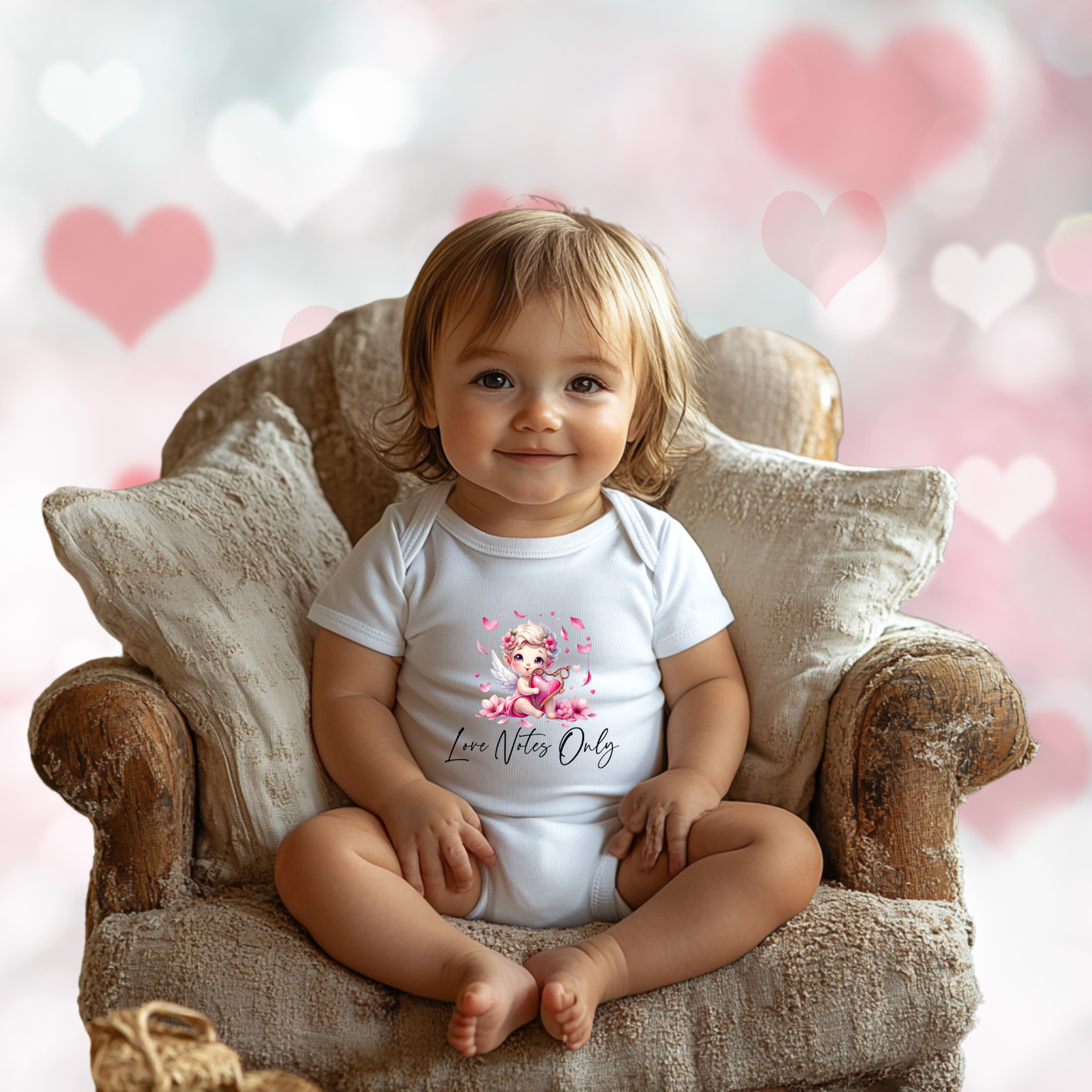Love Notes Only Infant Short Sleeve Onesie