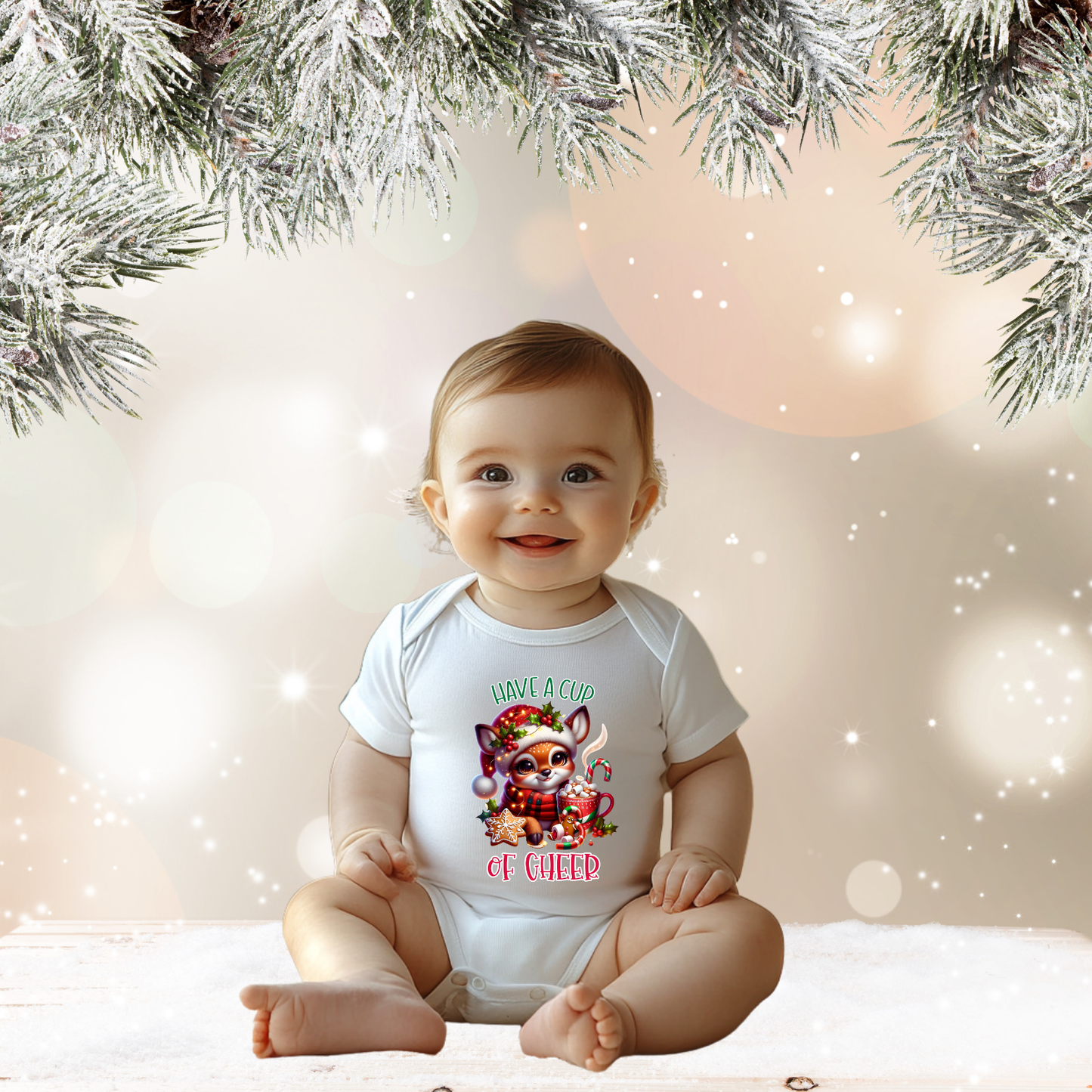 Have A Cup Of Cheer Infant Short Sleeve Onesie