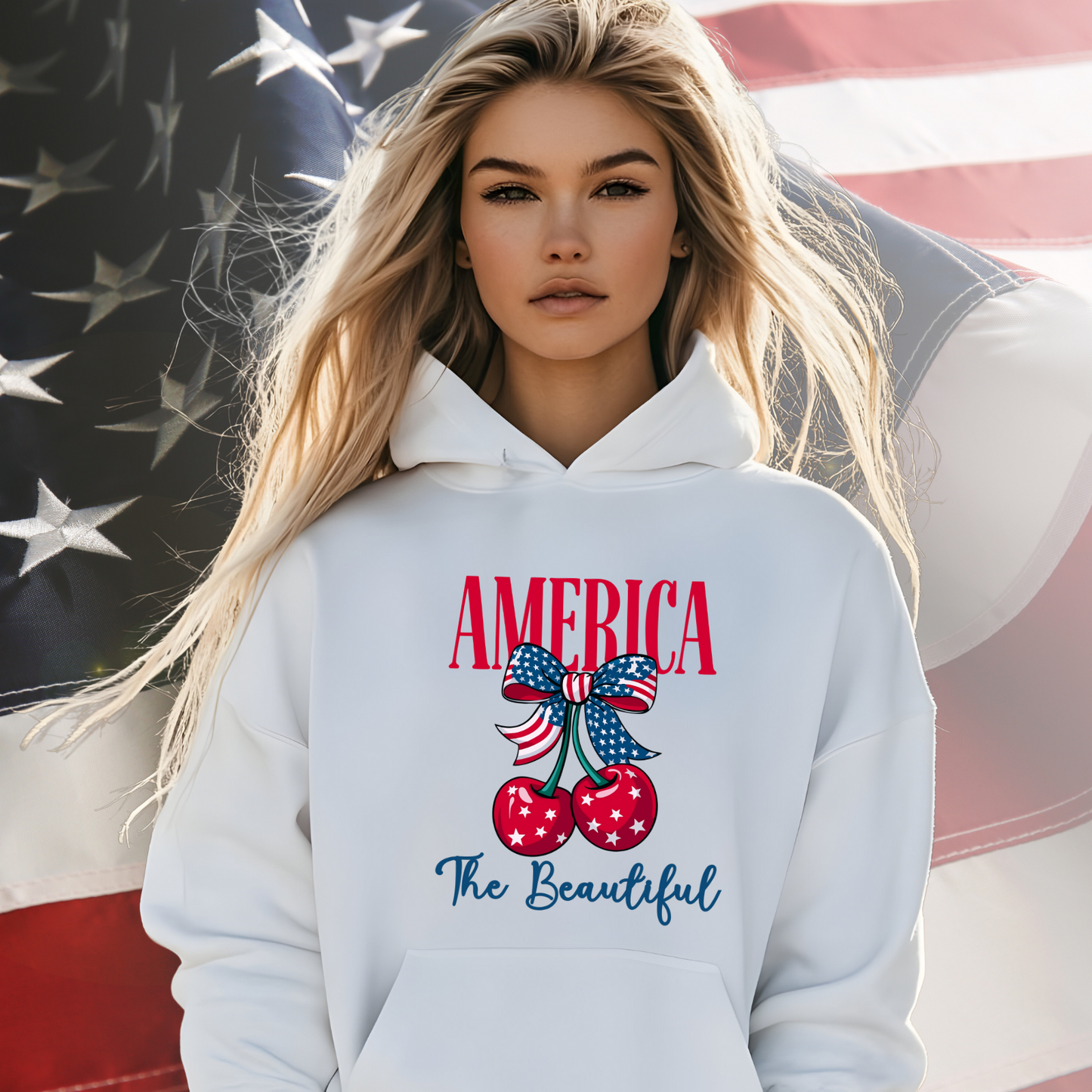 America The Beautiful Pullover Hoodie