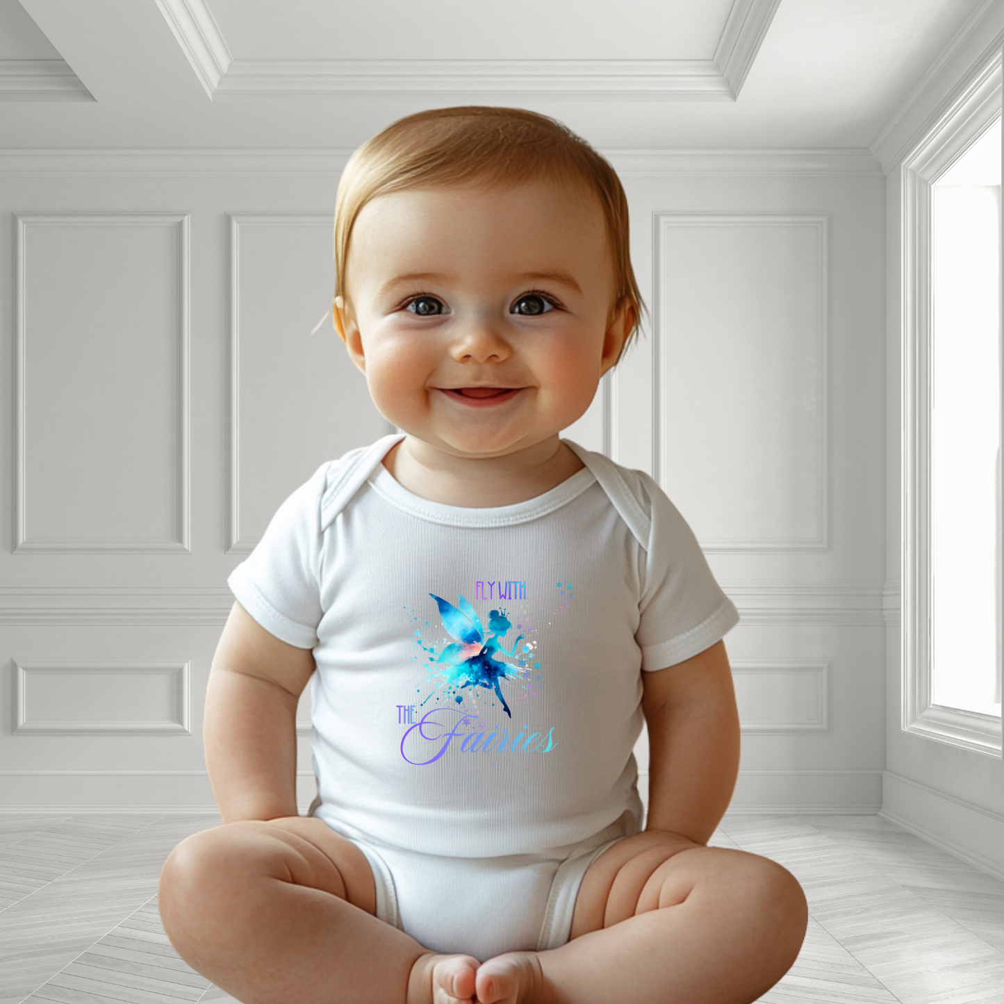 Fly With The Fairies Infant Short Sleeve Onesie