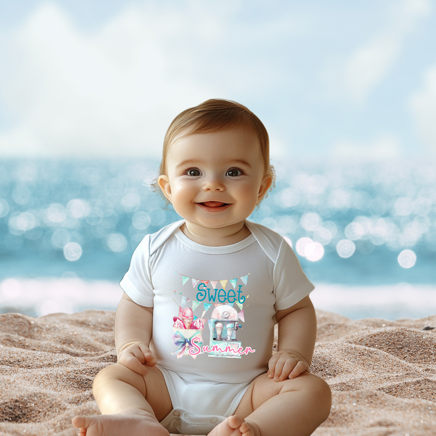 Sweet Summer Infant Short Sleeve Onesie