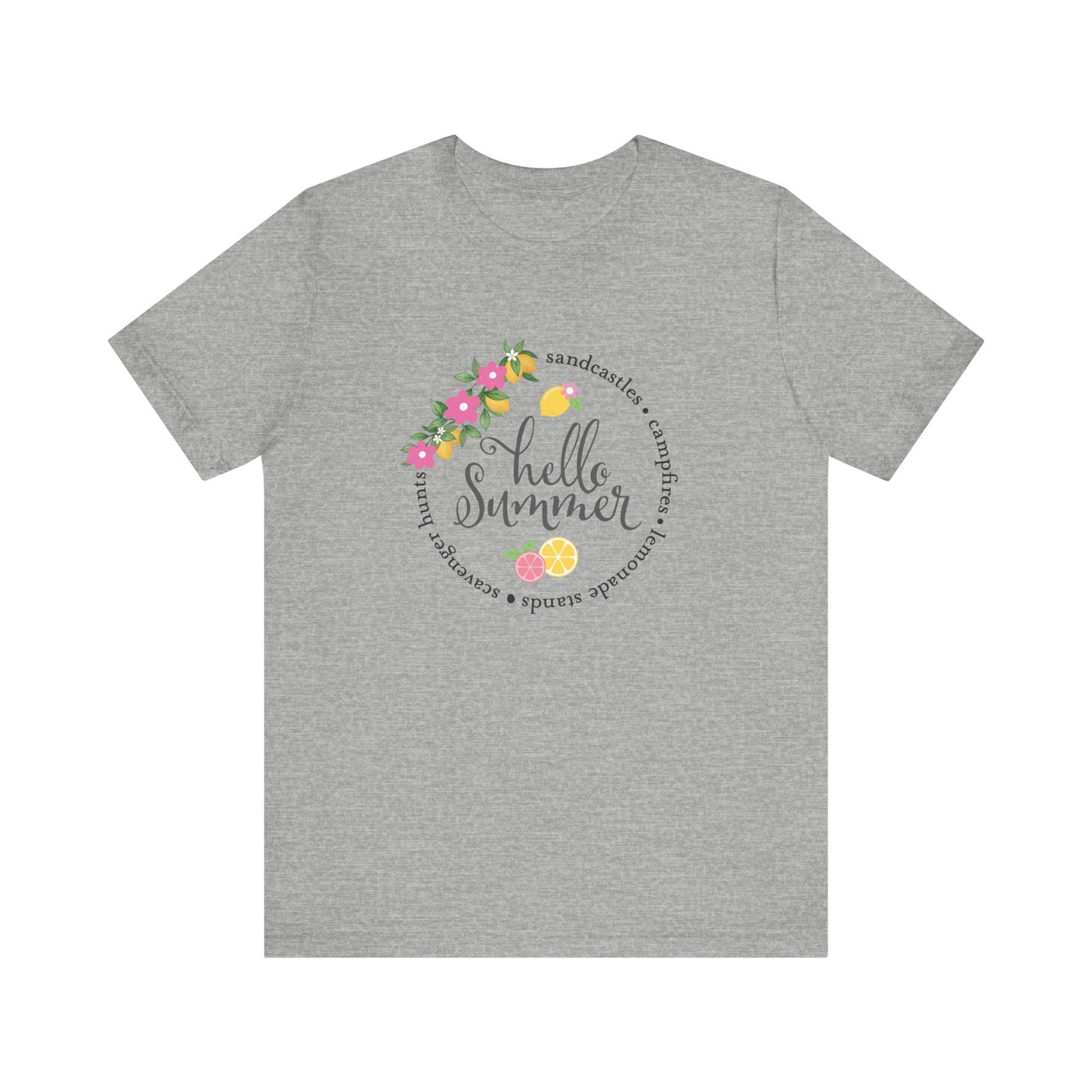 Hello Summer Sandcastles T-Shirt